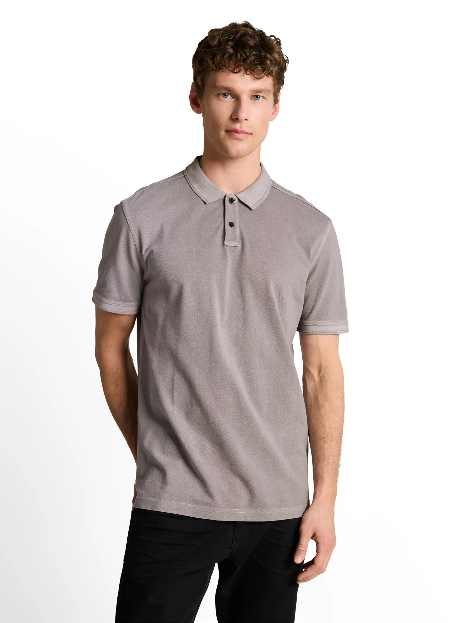 Piqué Poloshirt im Washed Look - Image 4