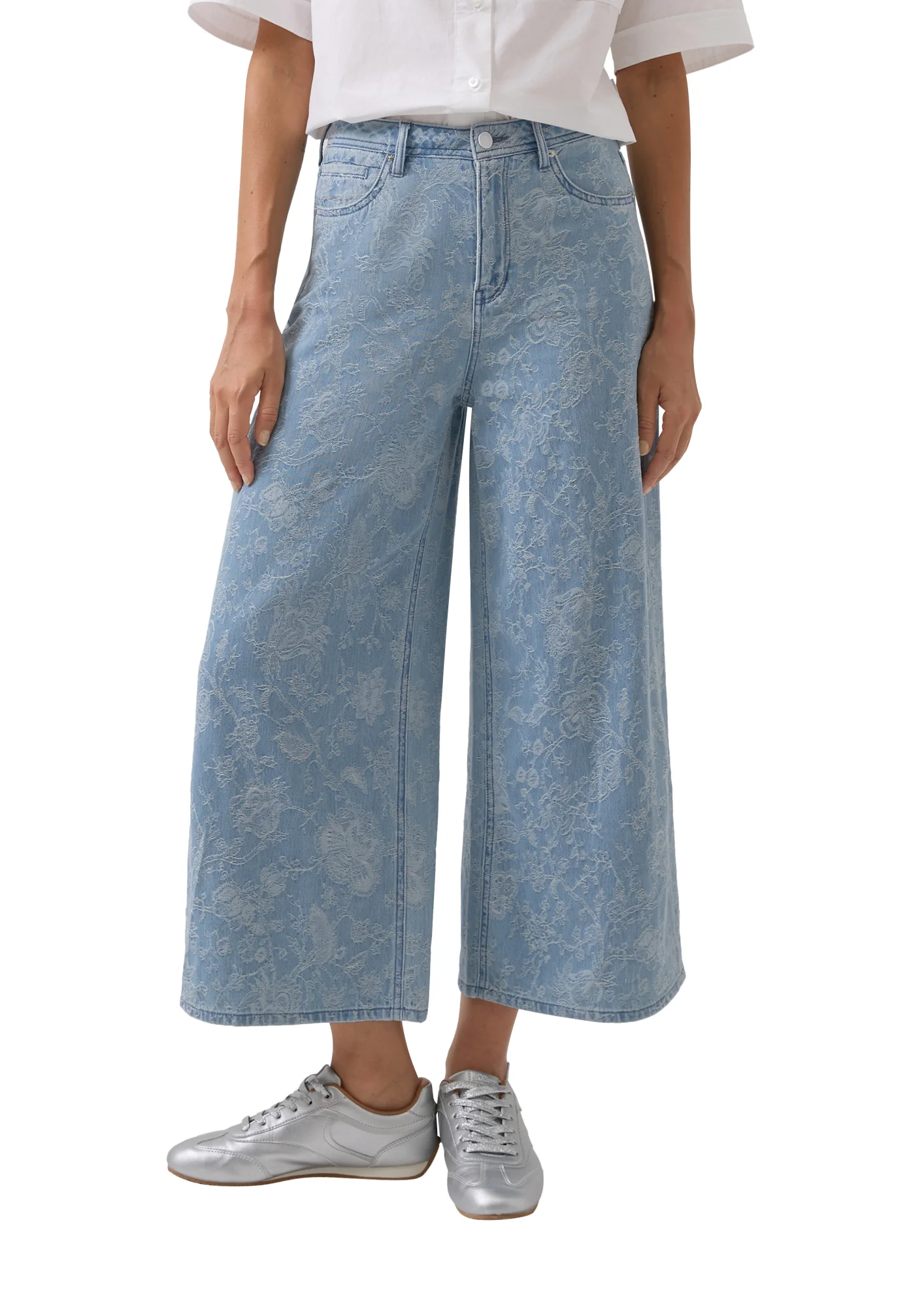 Culotte-Jeans Suri in Regular Fit, High Rise & Wide Leg - Image 2