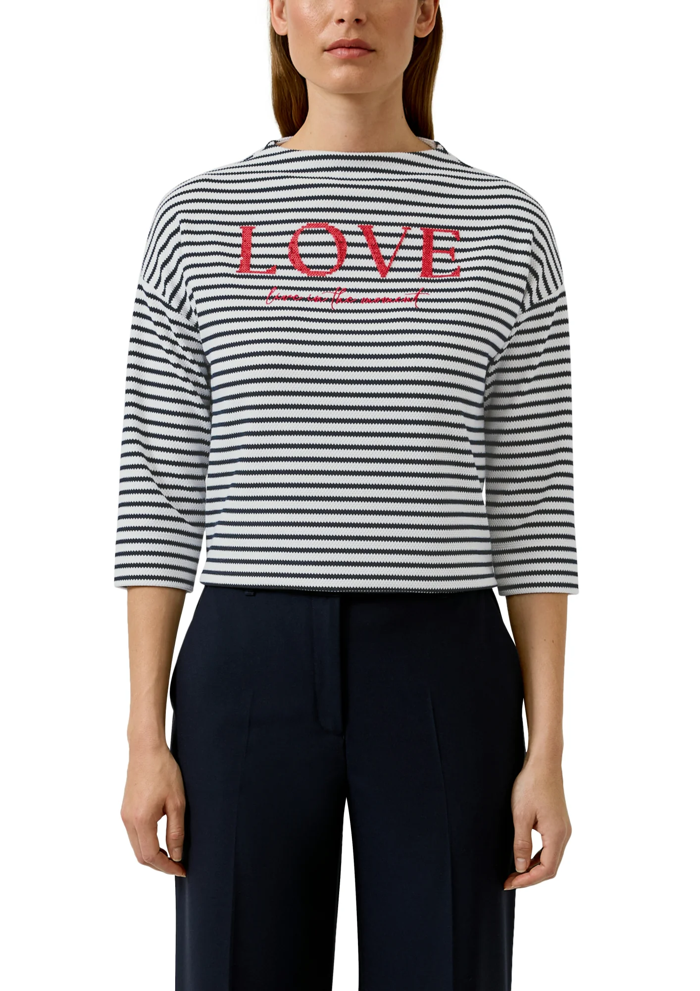 Strukturiertes Shirt mit Artwork - Image 3