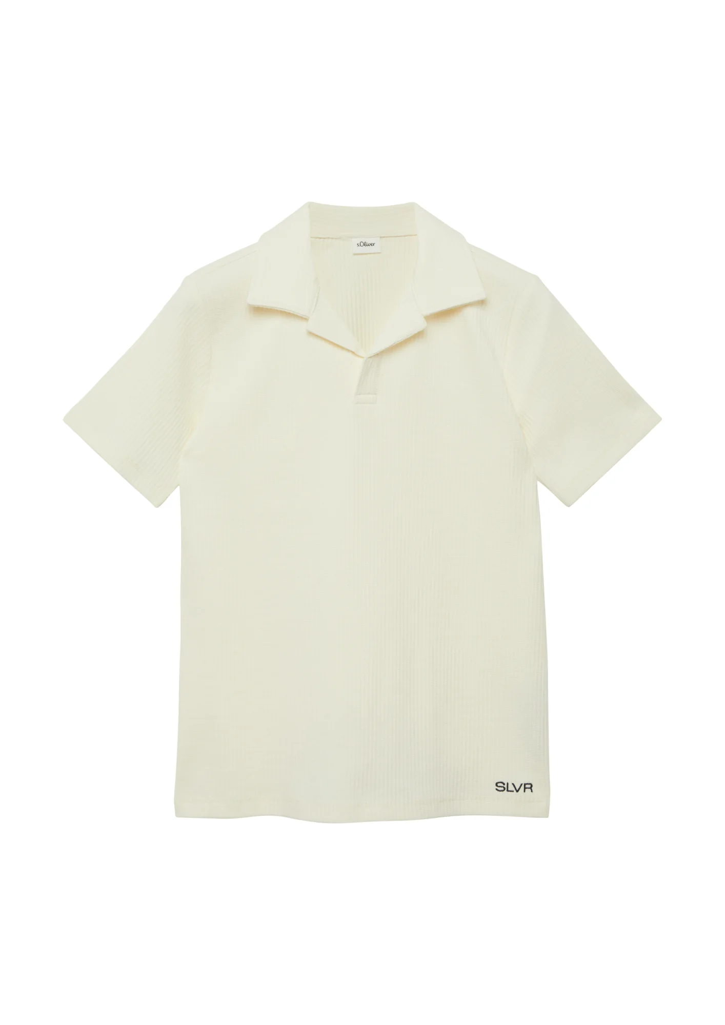 Strukturiertes Poloshirt