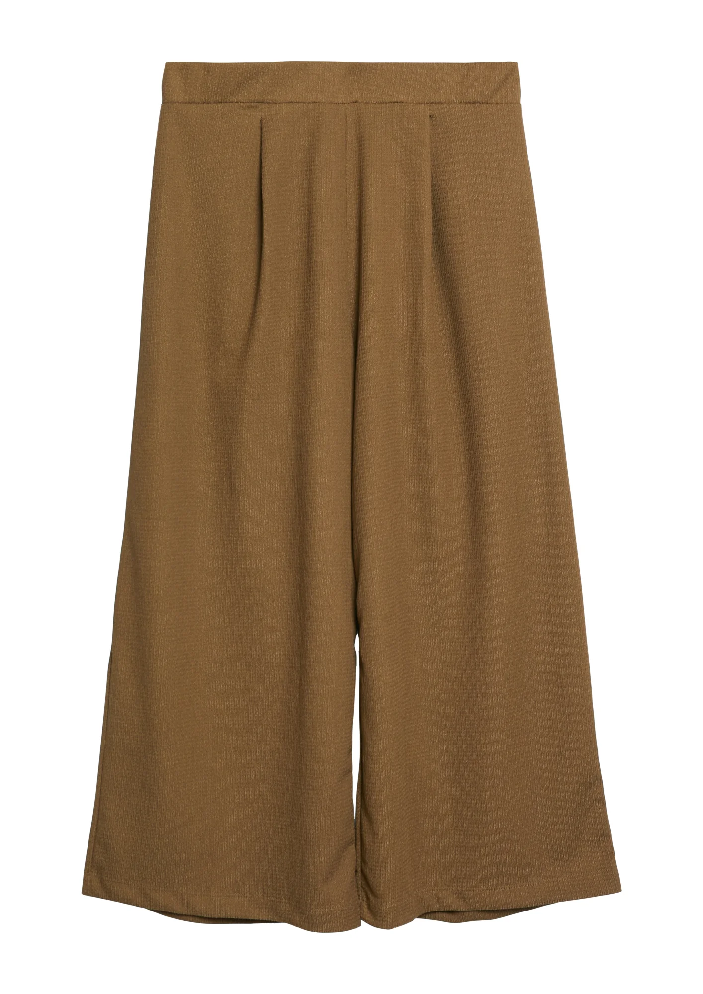 Strukturierte Culotte mit Falten und Elastikbund - Image 3