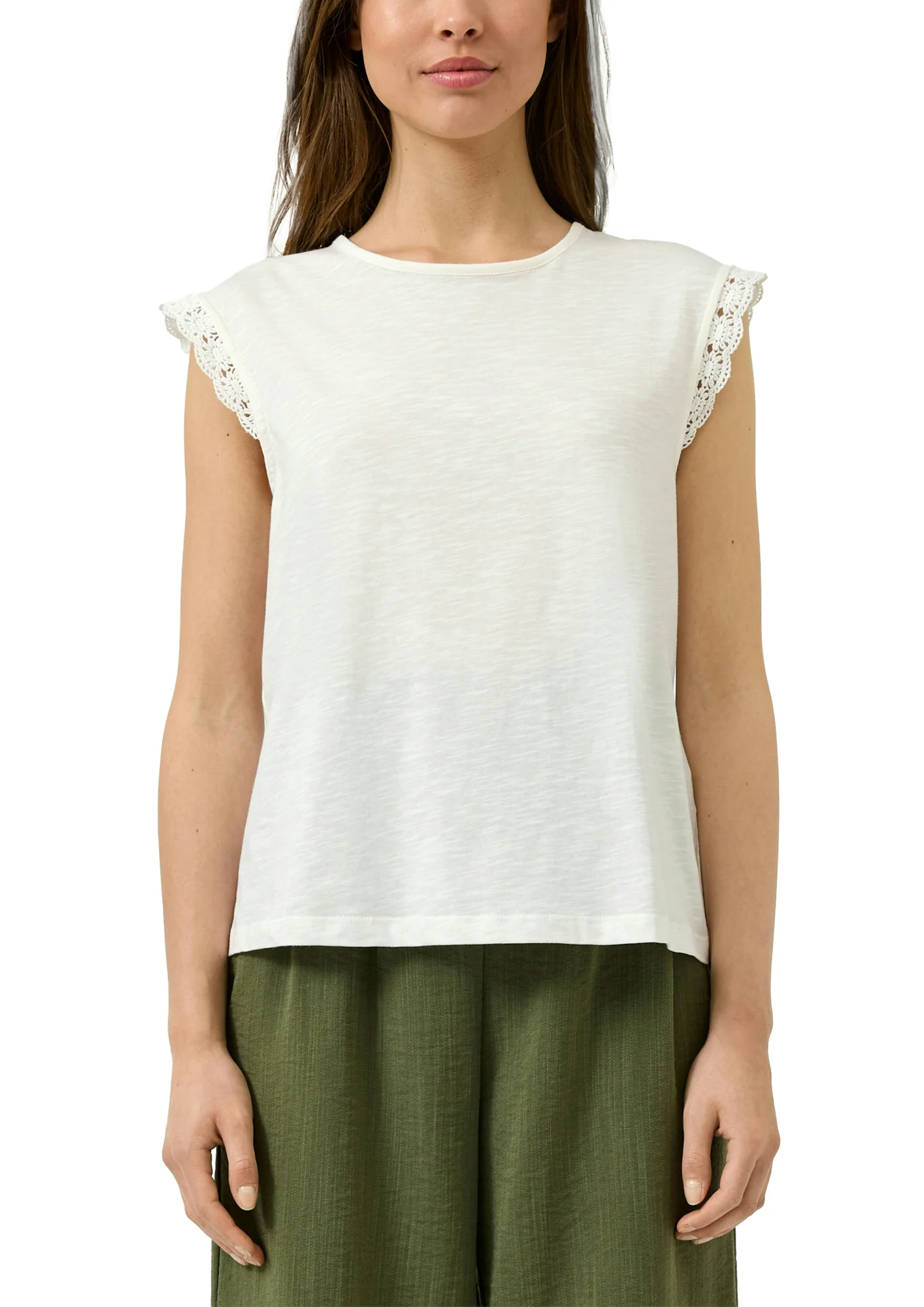 T-Shirt mit Spitze - Image 4