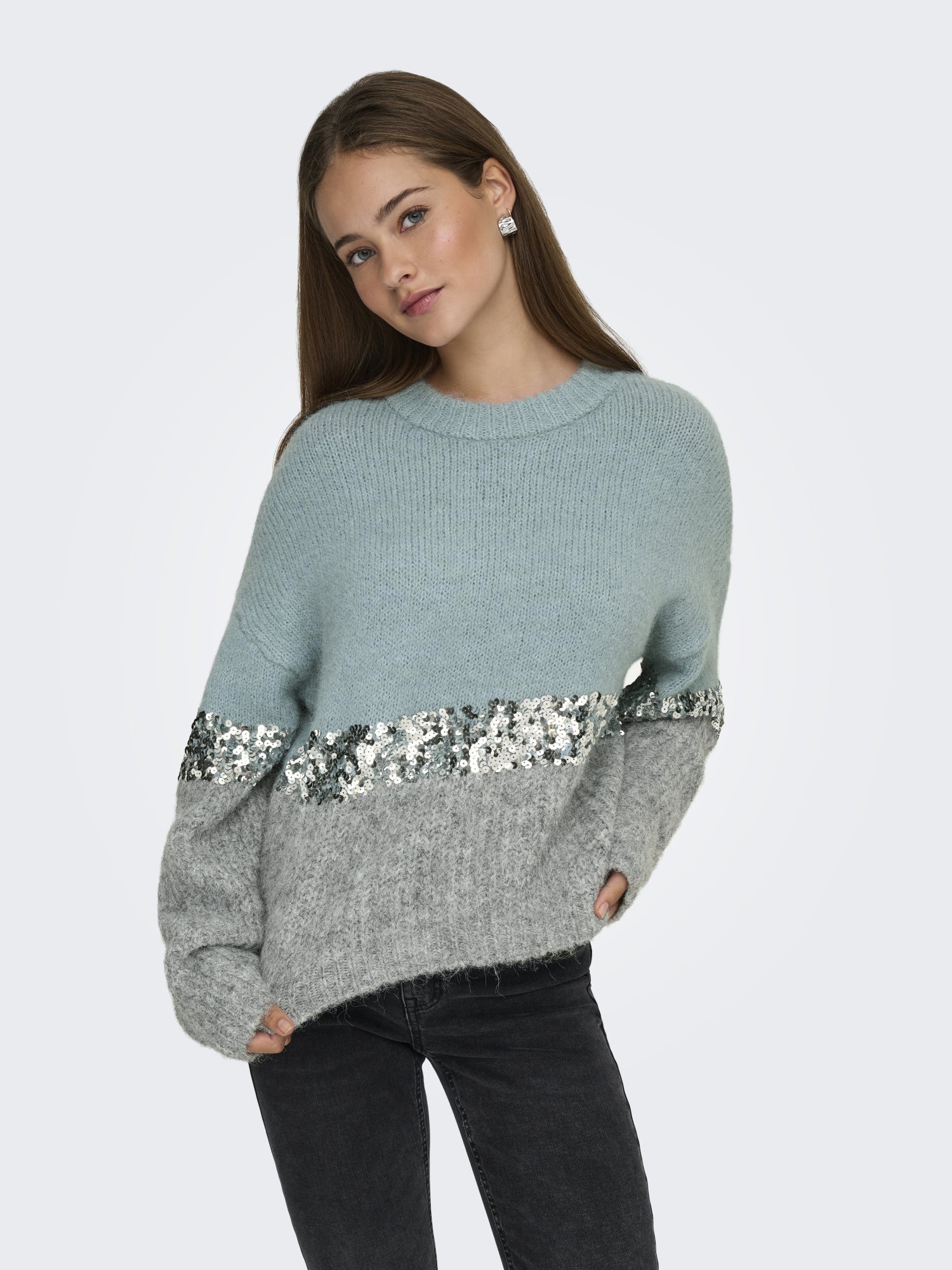 Pullover mit Pailletten-Detail - Image 2