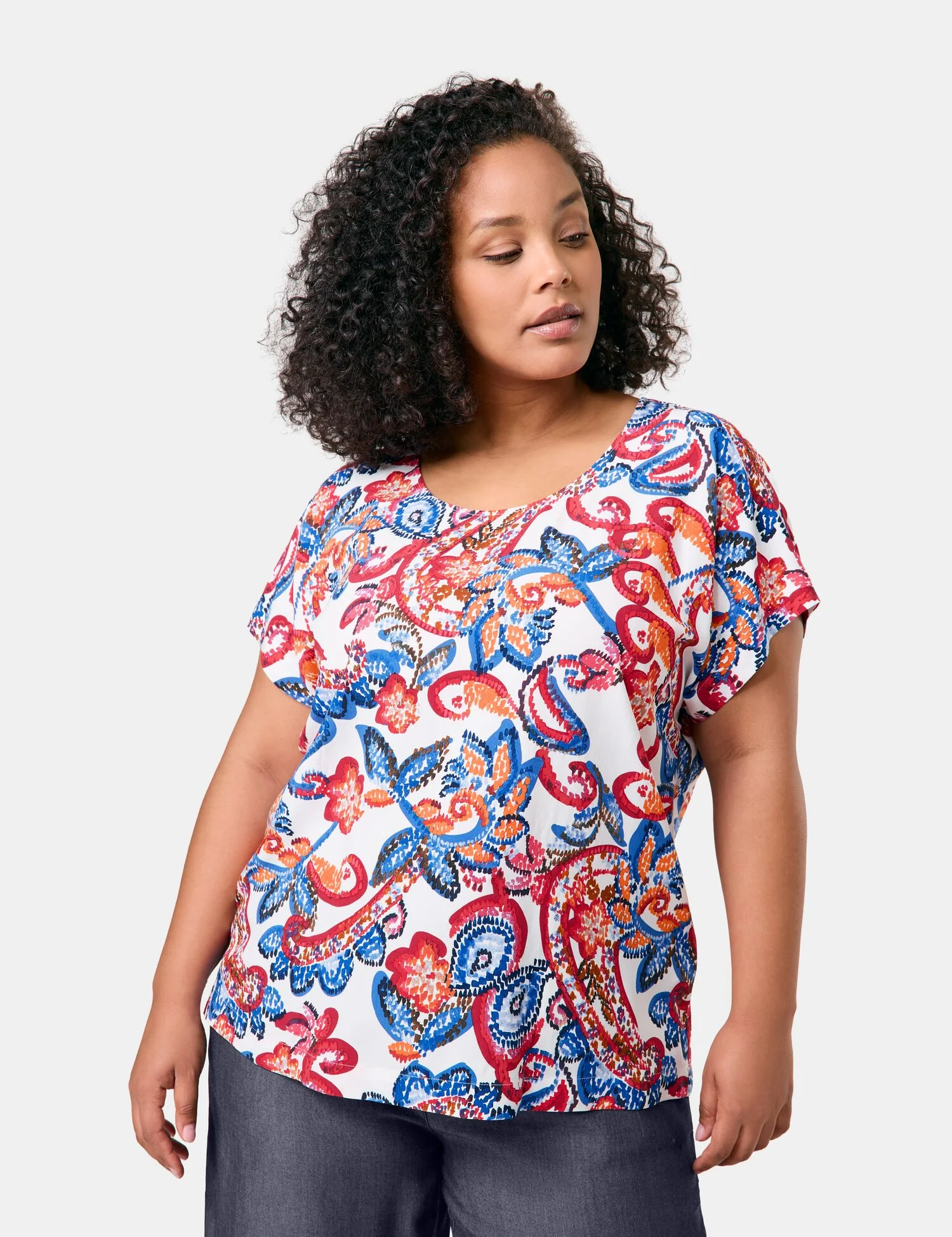 Blusenshirt mit Paisley-Print - Image 2
