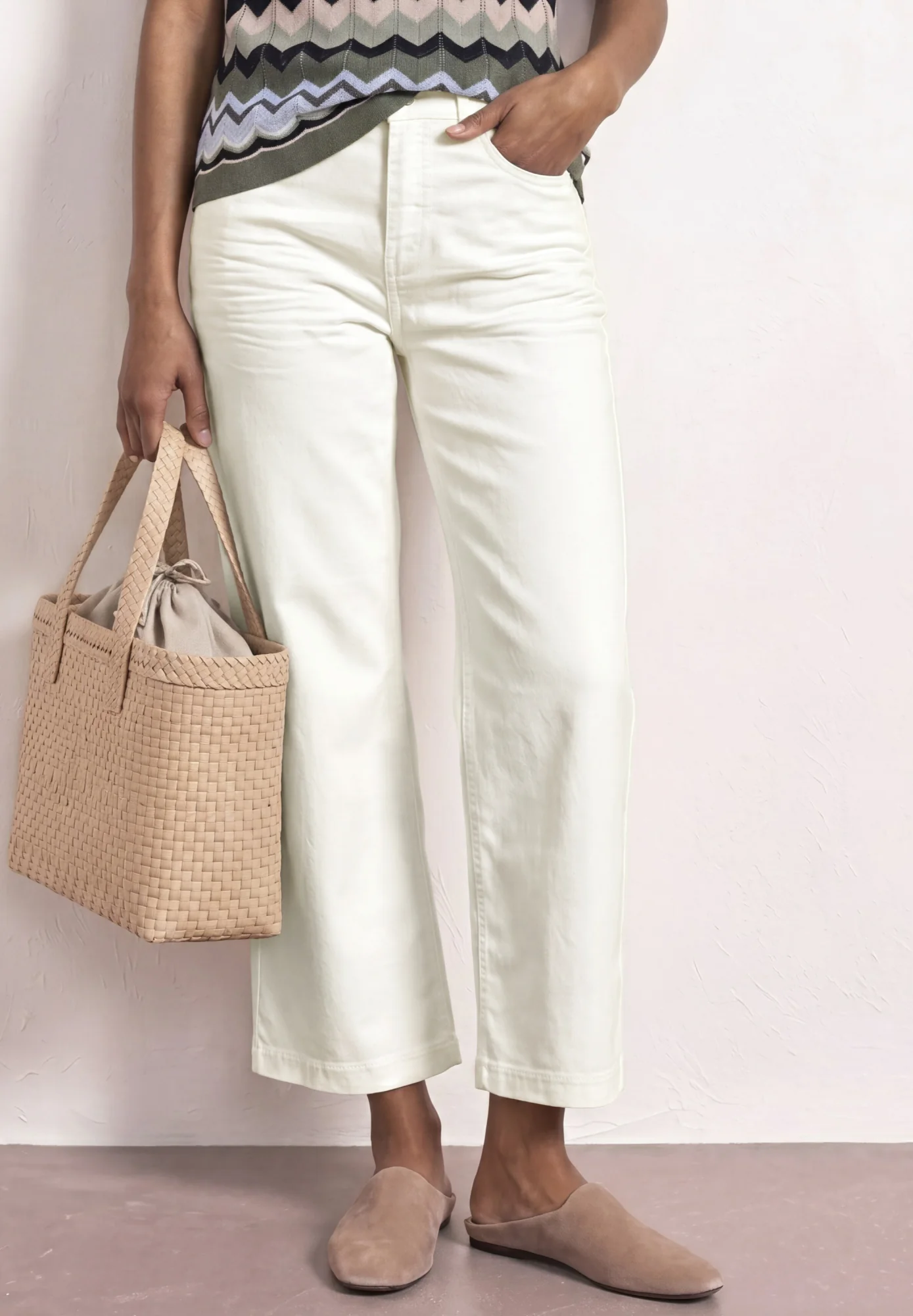 High Waist Wide Leg Jeans im Loose Fit - Image 2