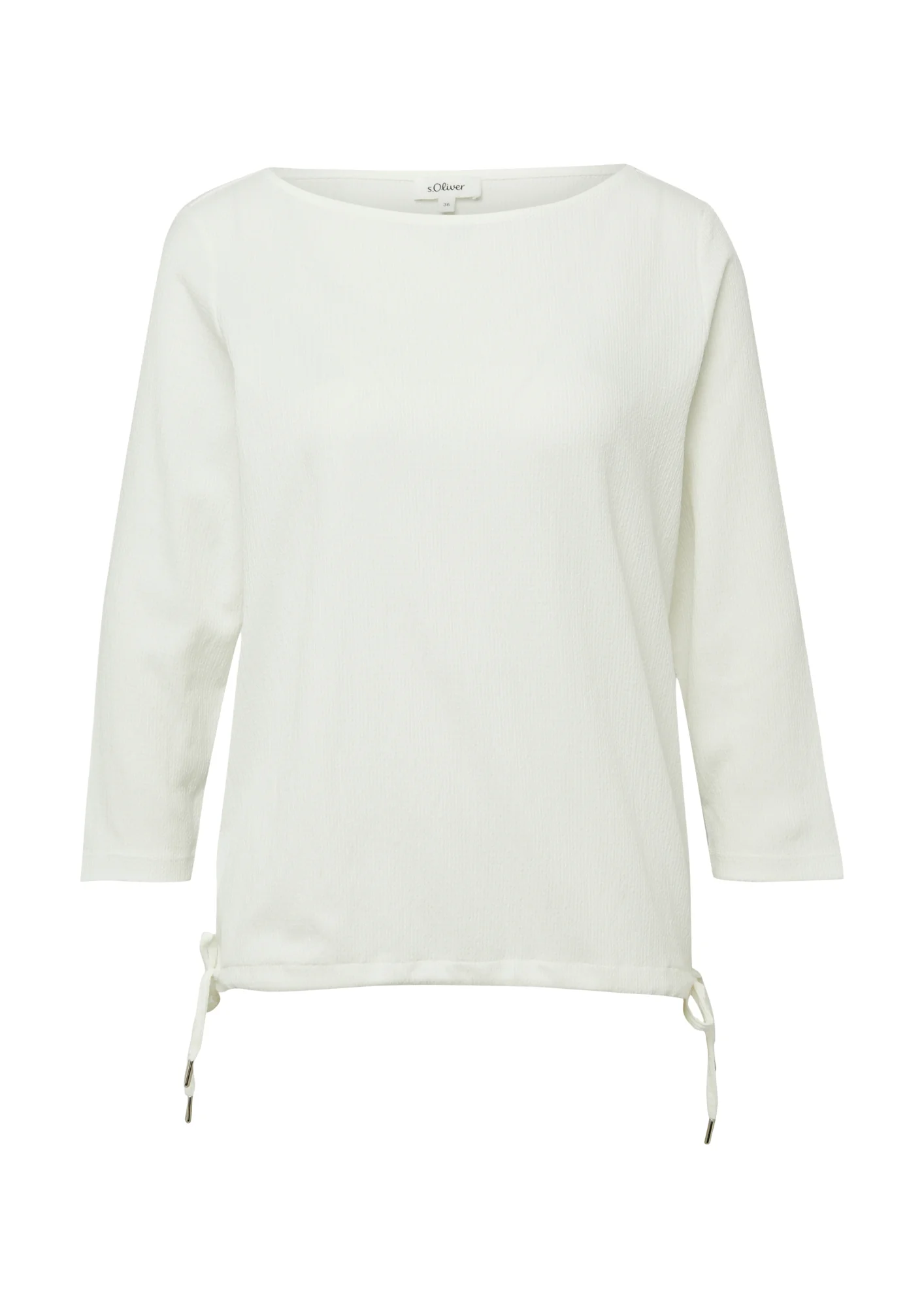 Strukturierte Shirt-Bluse