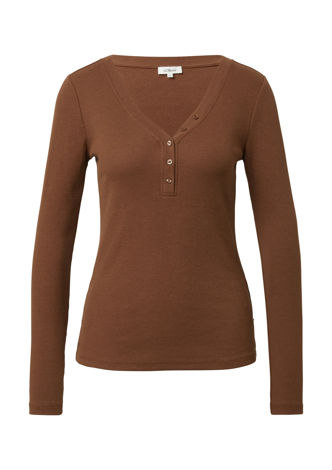 Geripptes Langarmshirt - Image 2