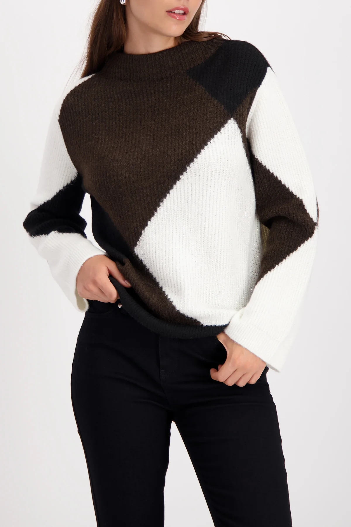 Pullover mit Rautenmuster - Image 2