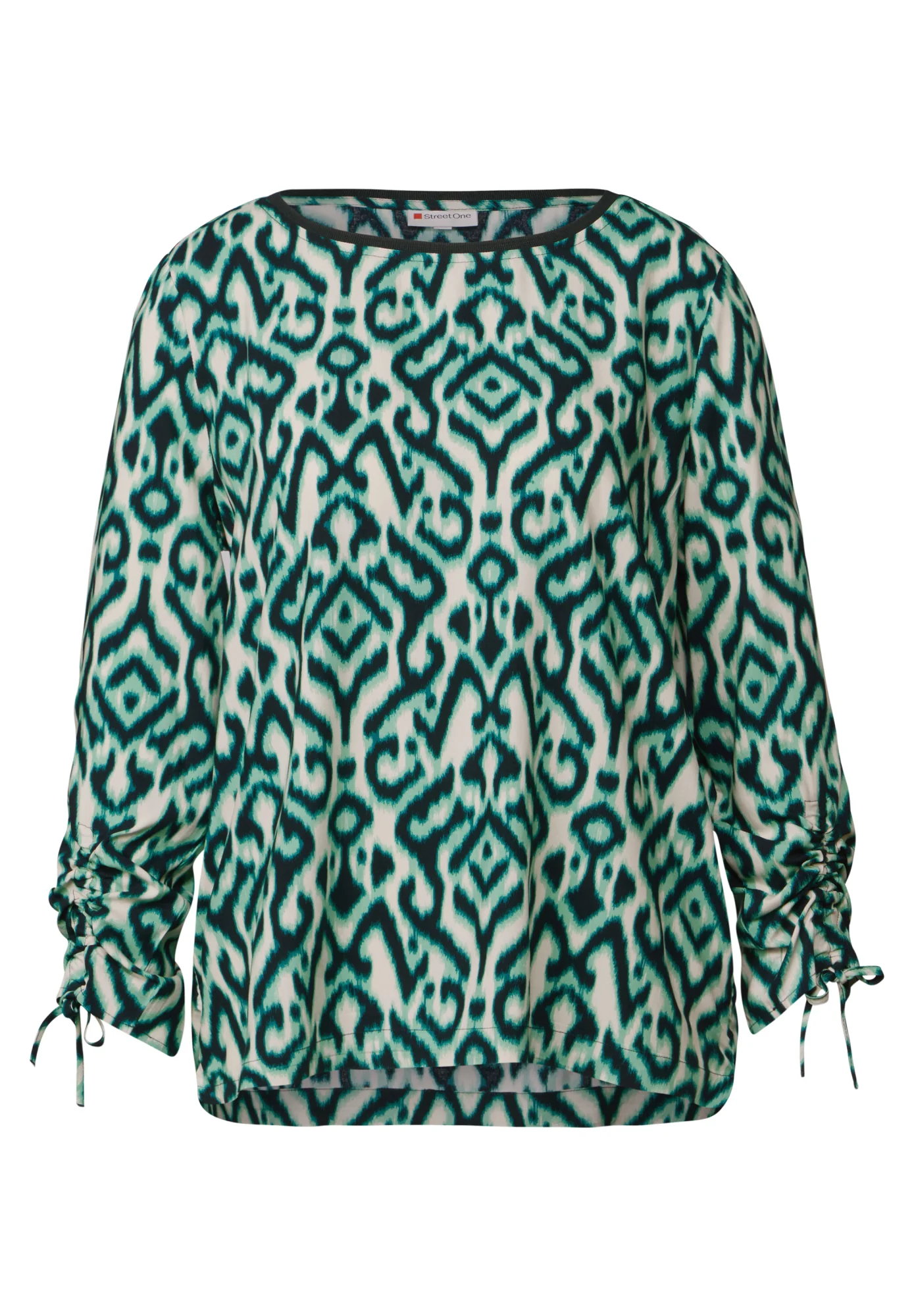 Bluse mit Raffung