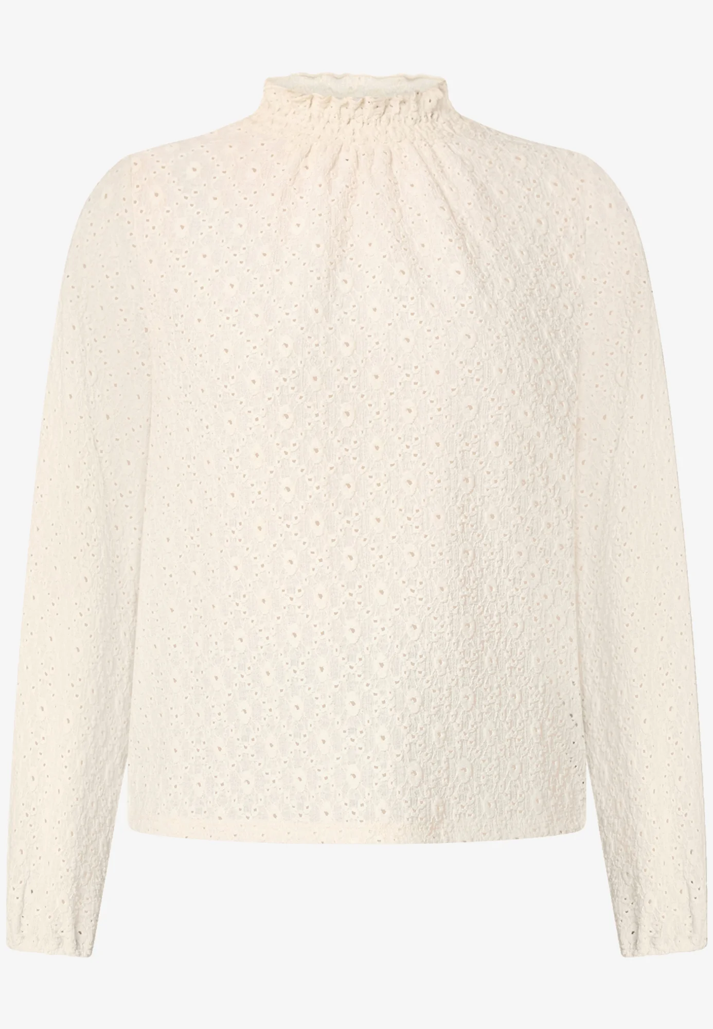 Bluse mit Lochmuster