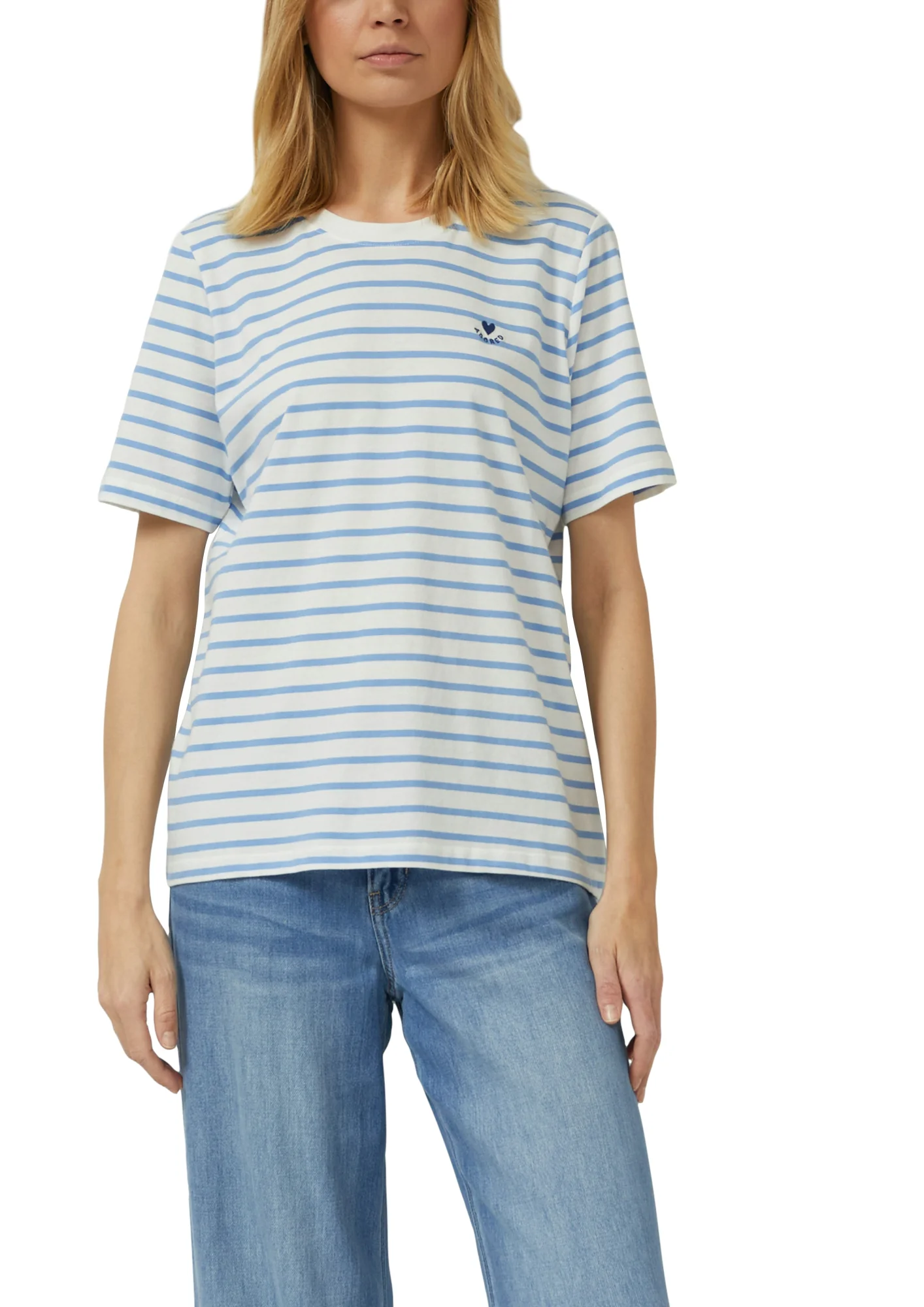 Gestreiftes Jersey-T-Shirt - Image 2