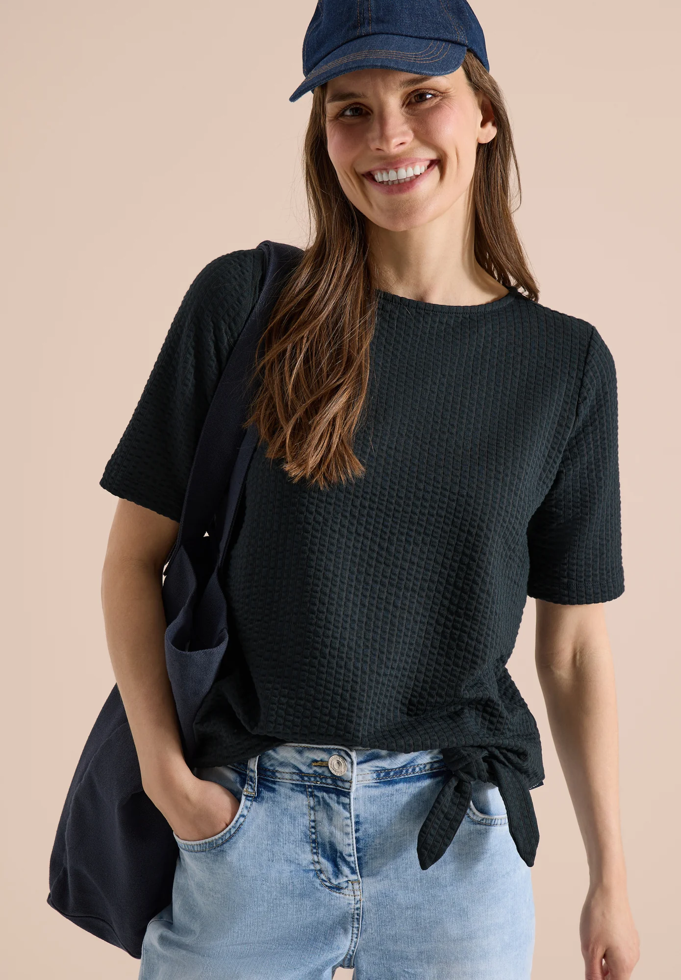 T-Shirt in Seersucker-Qualität - Image 5