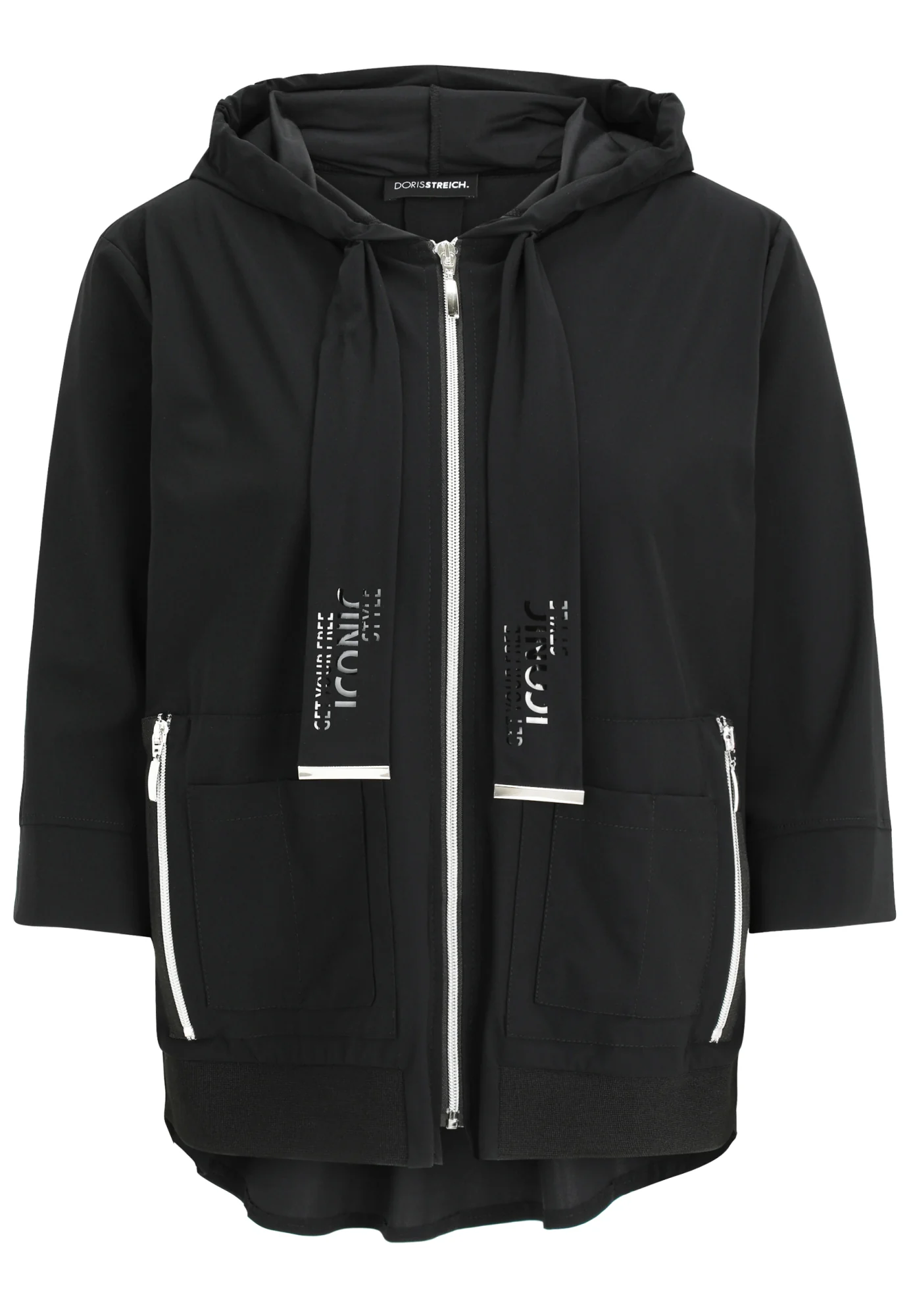 Lässige Jacke mit 3/4 Arm