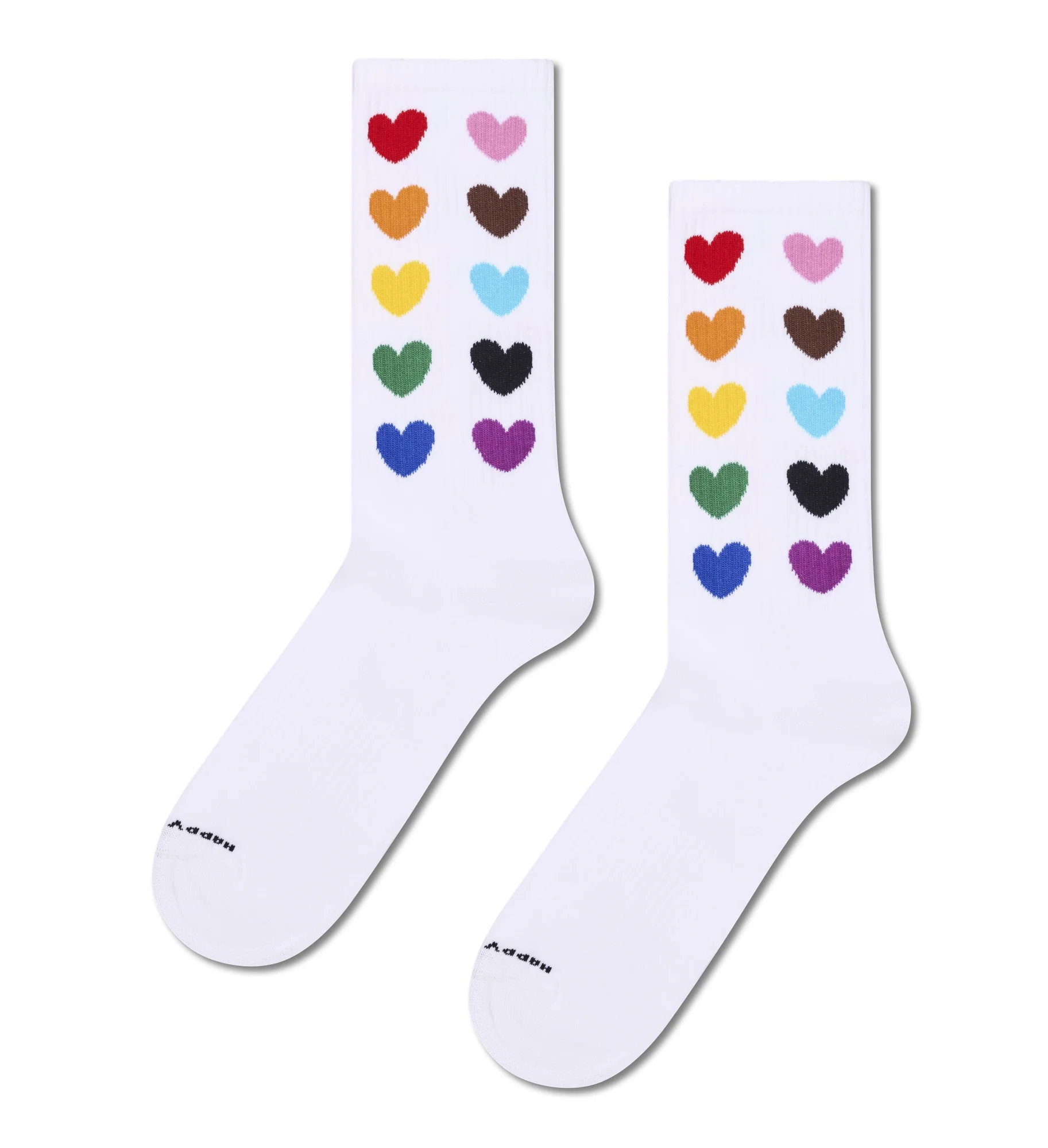 Socken mit bunten Herzen - Image 2