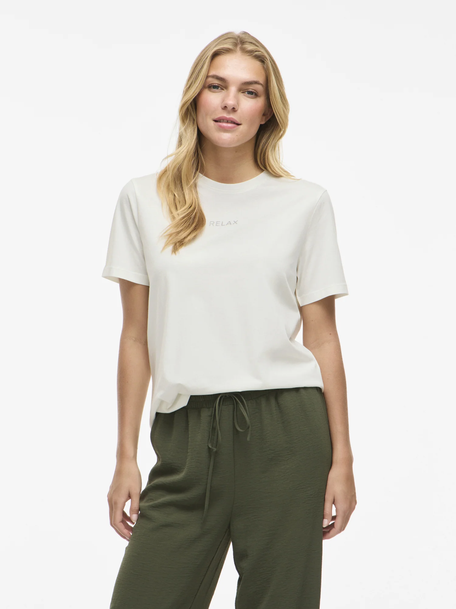 Basic T-Shirt mit Frontprint - Image 2