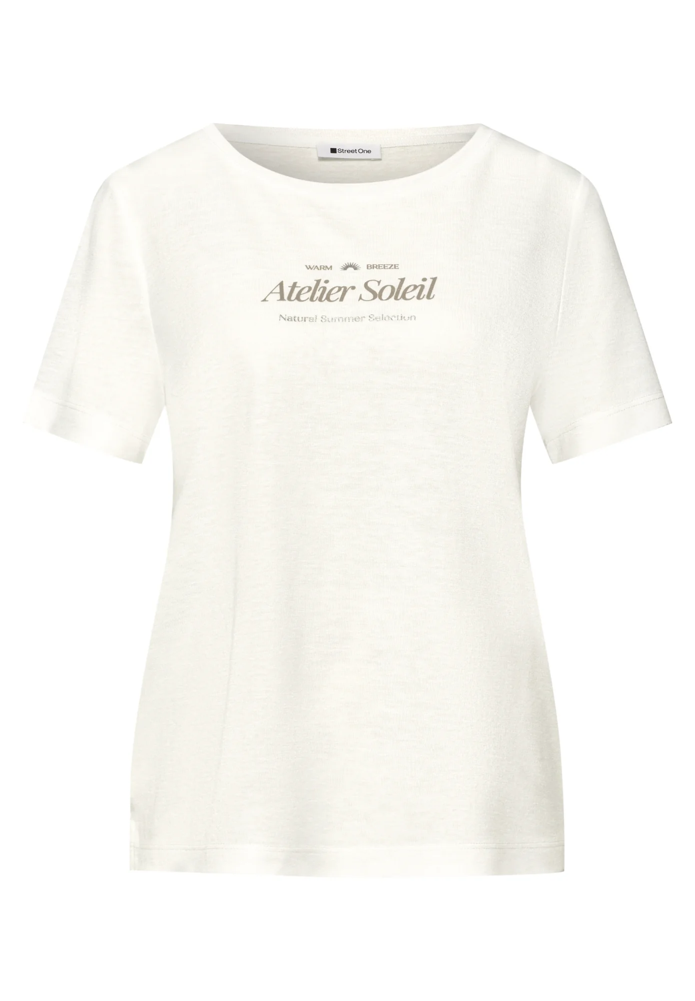 T-Shirt mit Rundhals und Wording - Image 3