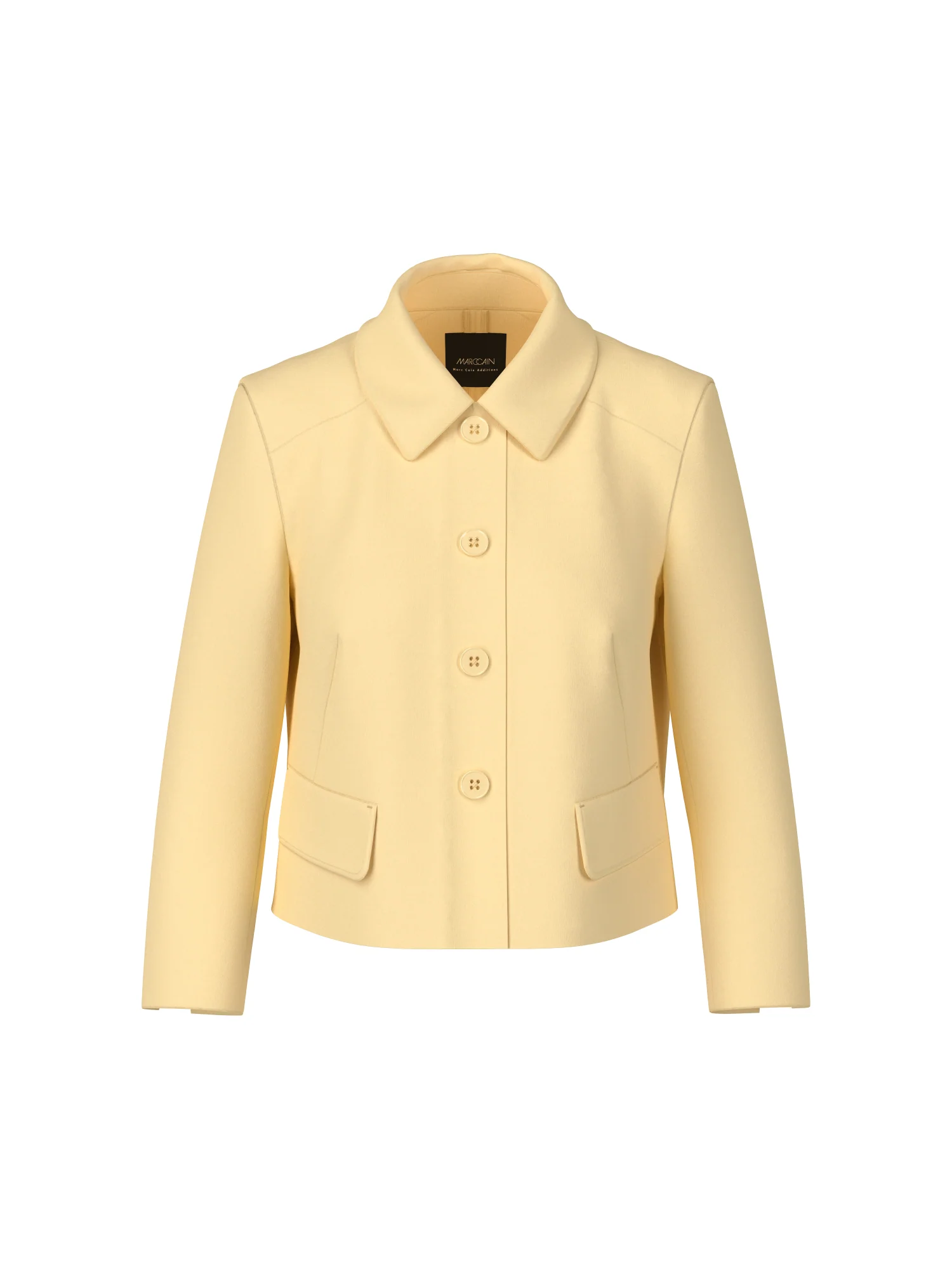 Kurze Jacke mit Kentkragen