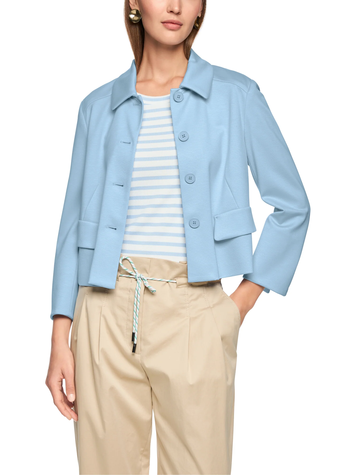 Kurze Jacke mit Kentkragen - Image 5