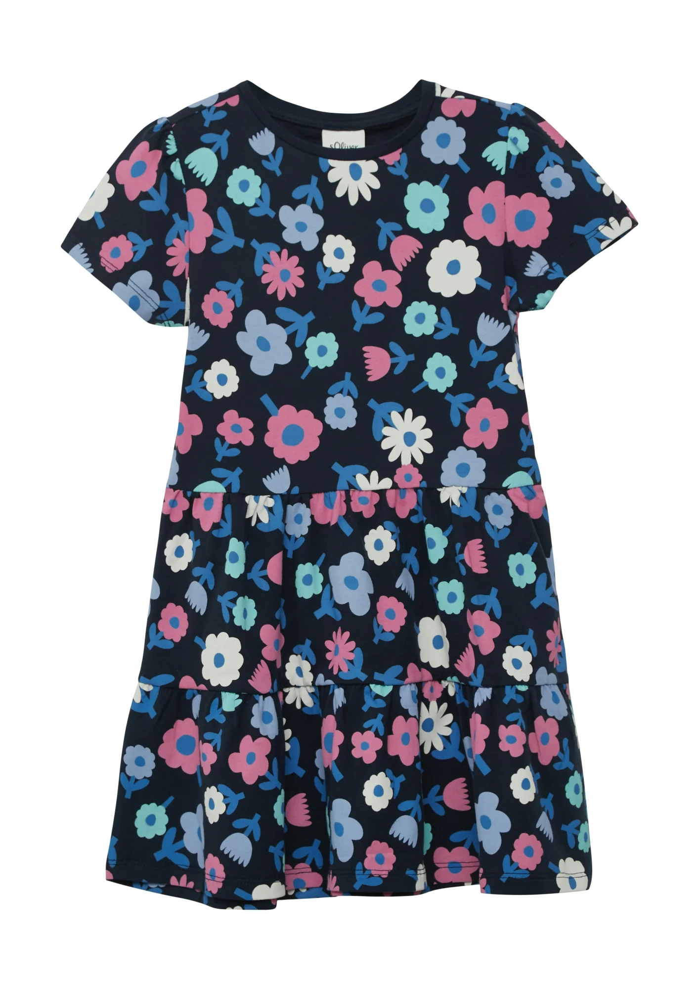 Stufenkleid mit Puffärmeln - Image 3