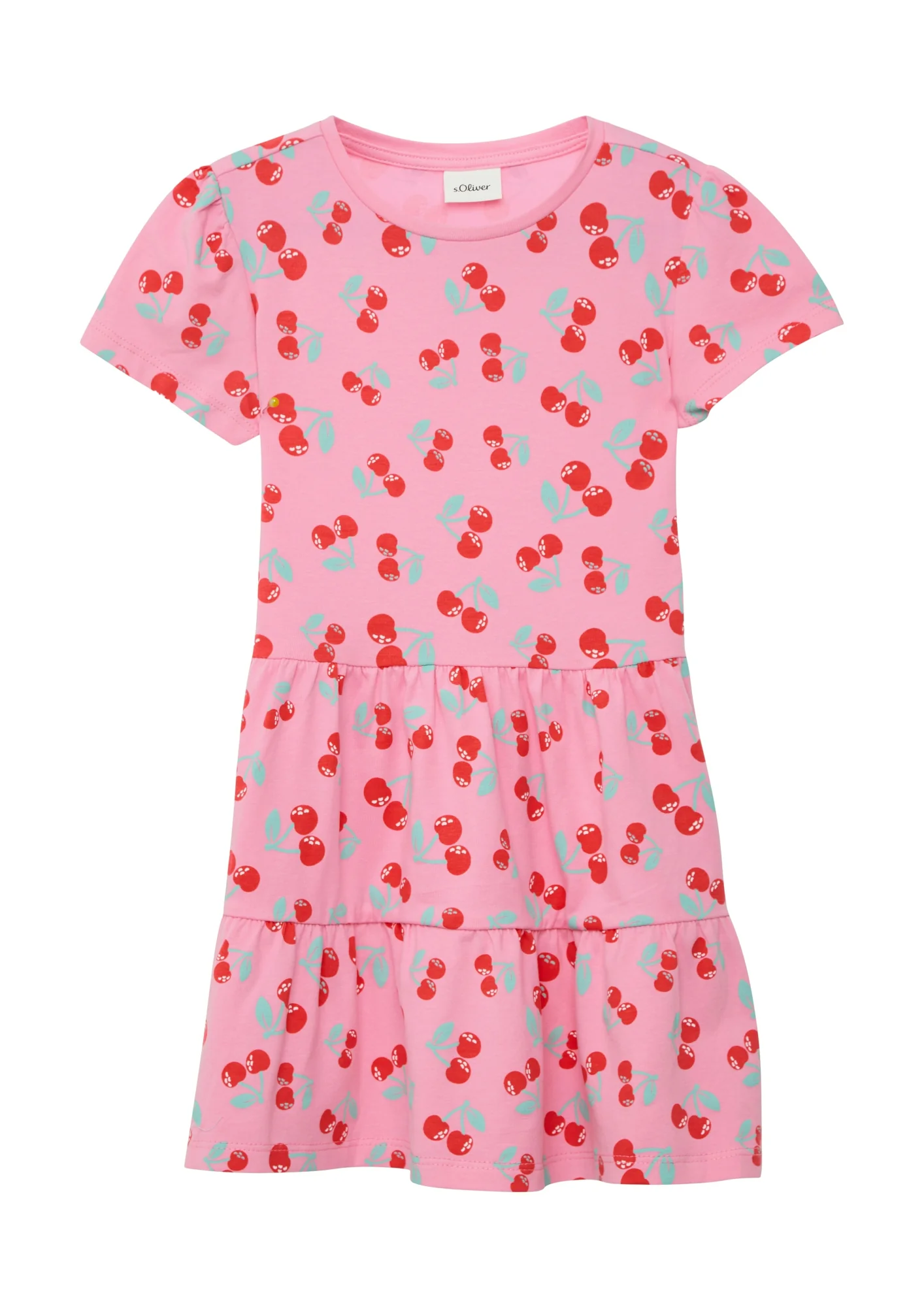 Stufenkleid mit Puffärmeln - Image 4