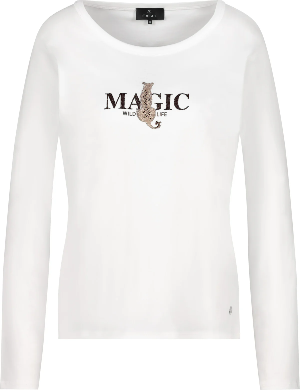 Langarmshirt mit Leopardenmuster
