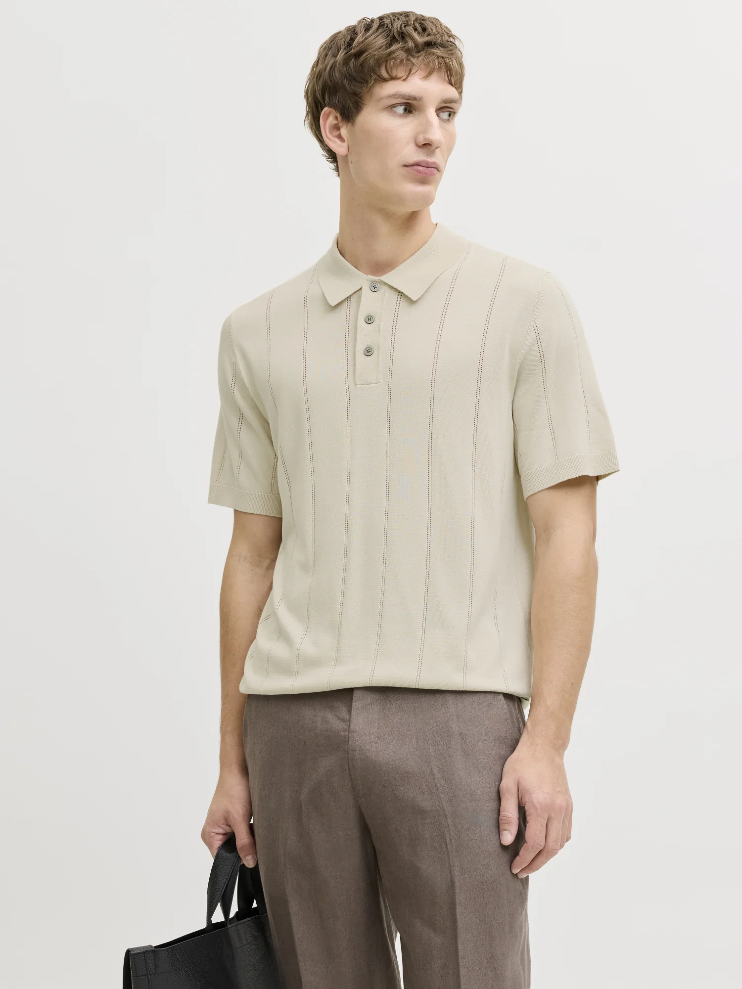 Gestricktes Poloshirt - Image 2