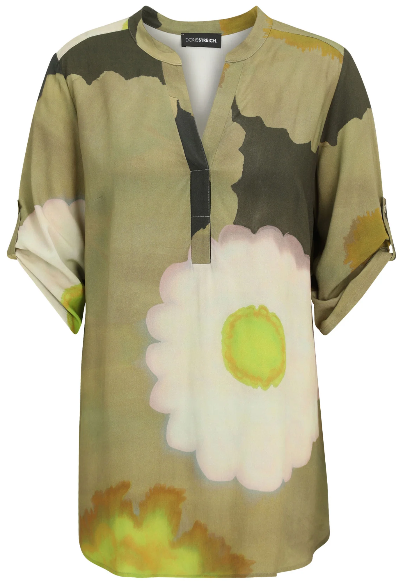 Schlupfbluse mit Allover-Muster