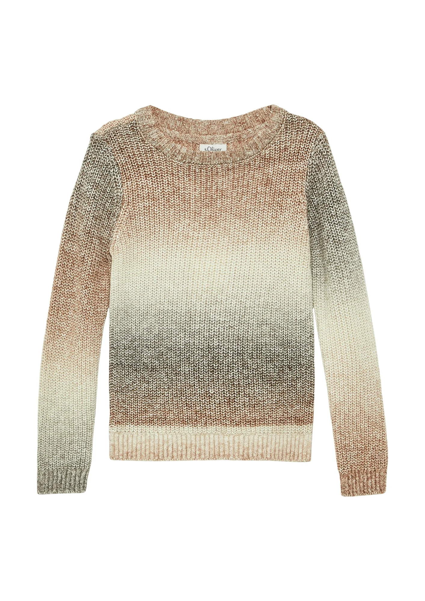 Strickpullover mit Farbverlauf