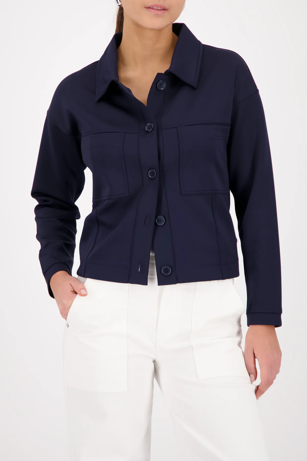 Sweatjacke mit großen Taschen - Image 3