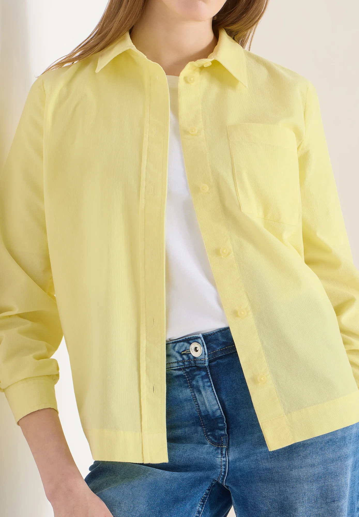 Hemdbluse in Unifarbe - Image 2