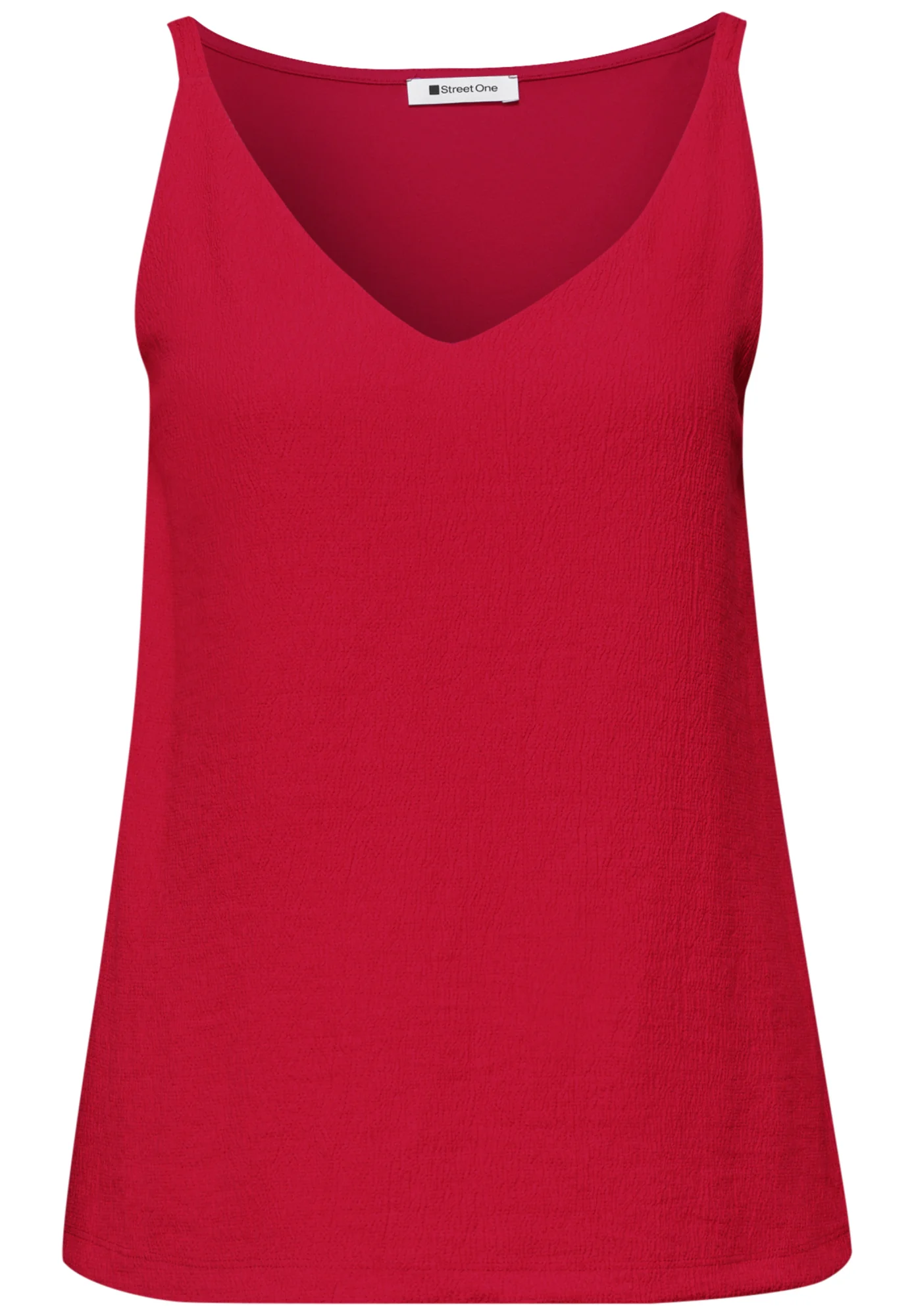 Top mit V-Neck und Strukturmix - Image 2