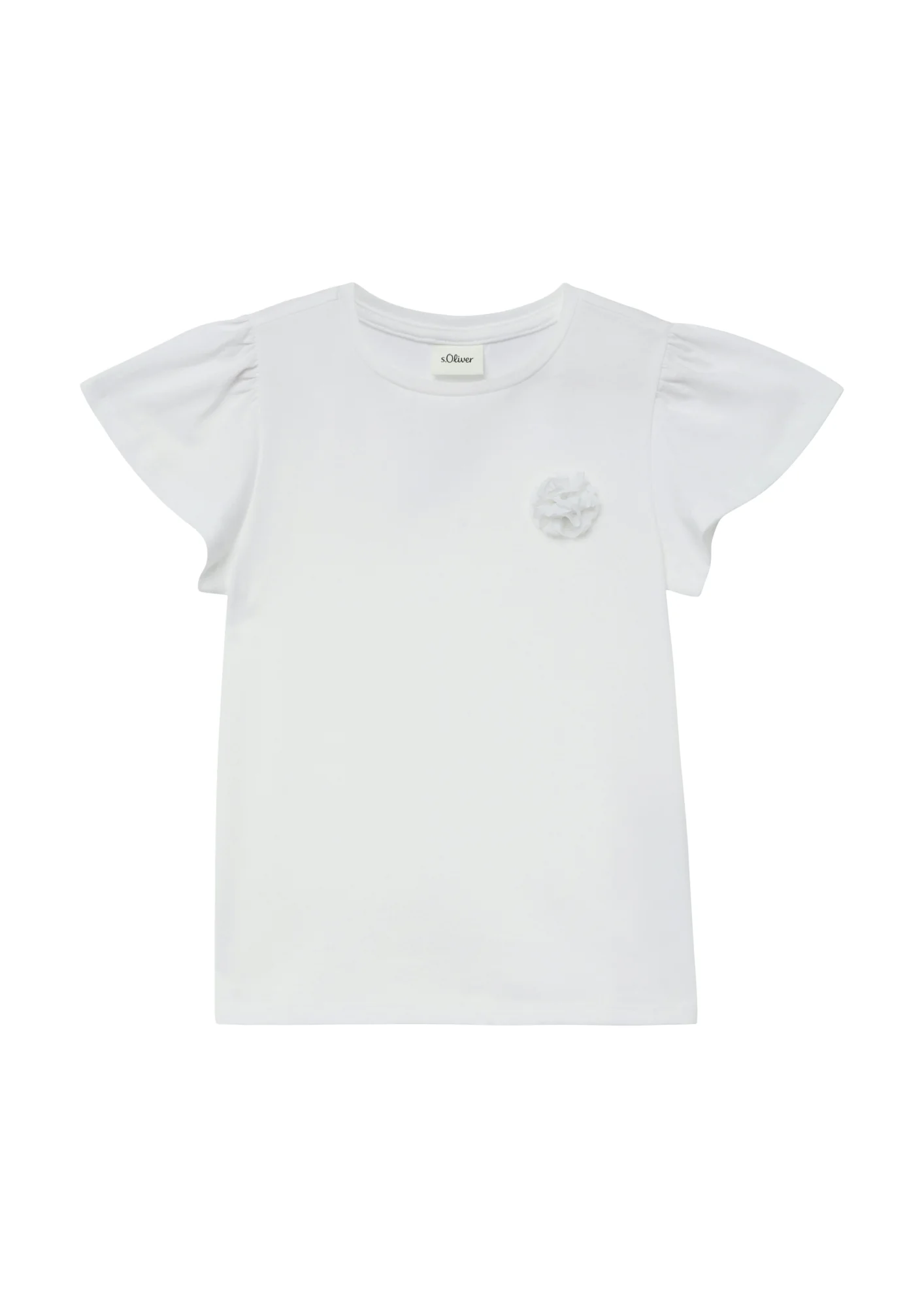 T-Shirt mit Volantärmeln