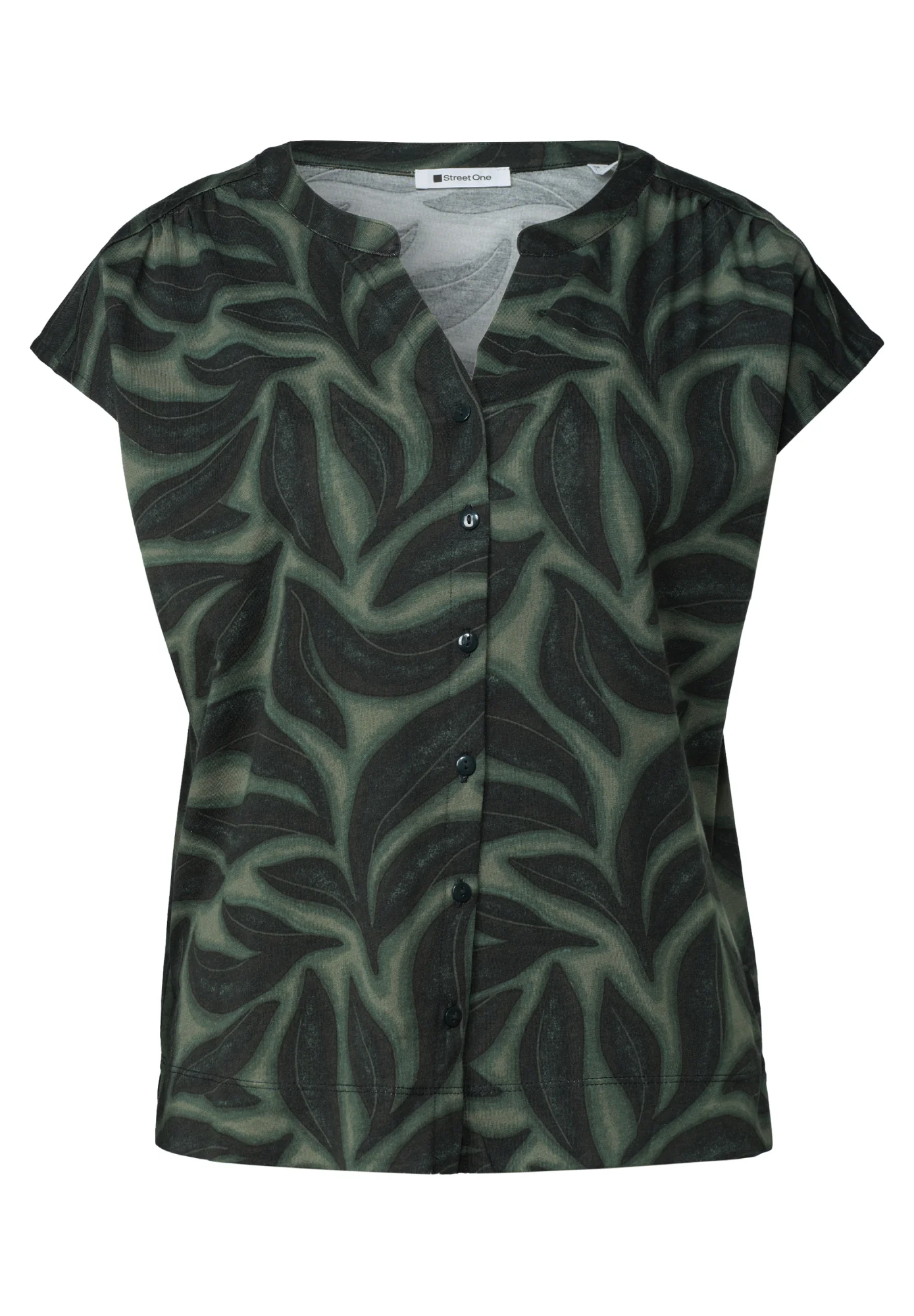 Shirt mit Knopfleiste und Print - Image 3