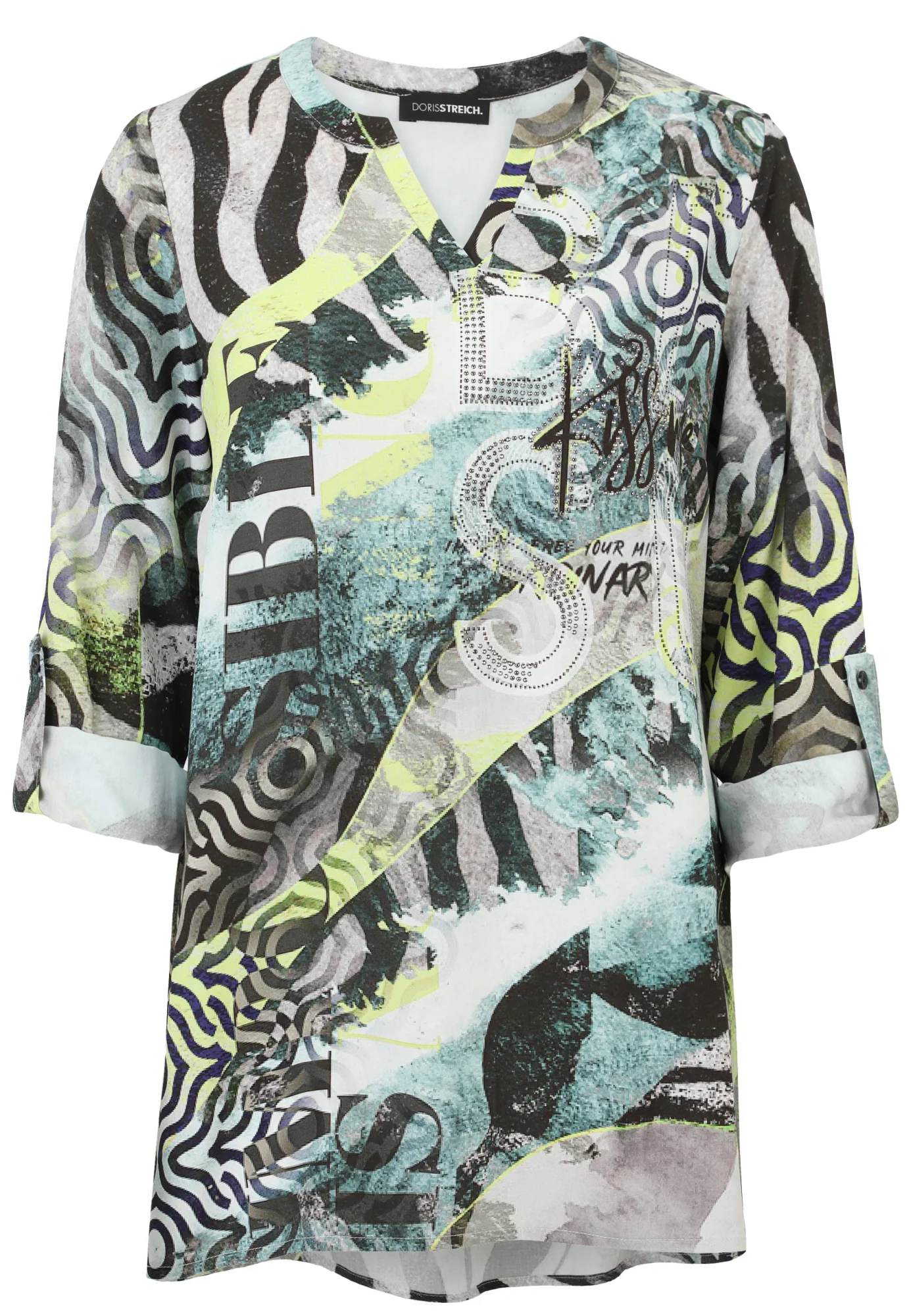 Bluse mit Grafik-Print