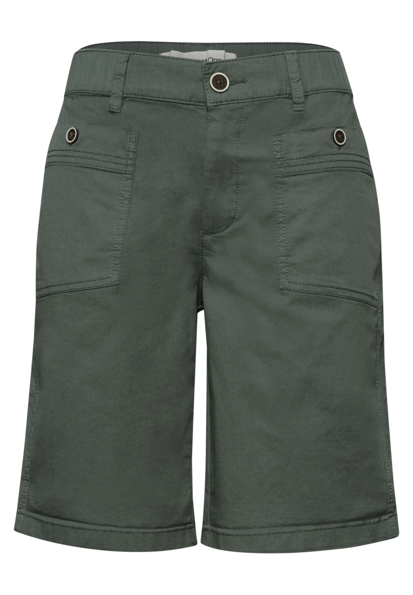 Straight Leg Bermuda mit Turn-Up - Image 2