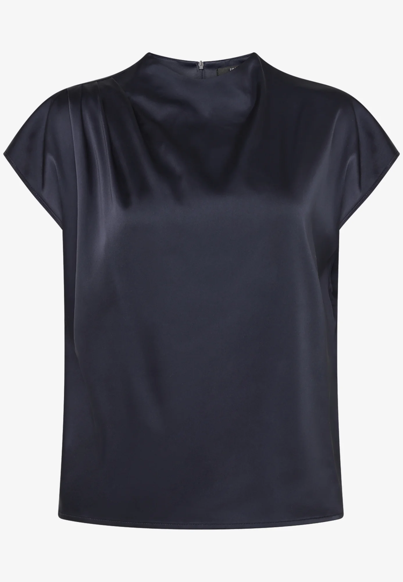 Satin-Bluse mit Kragen - Image 2