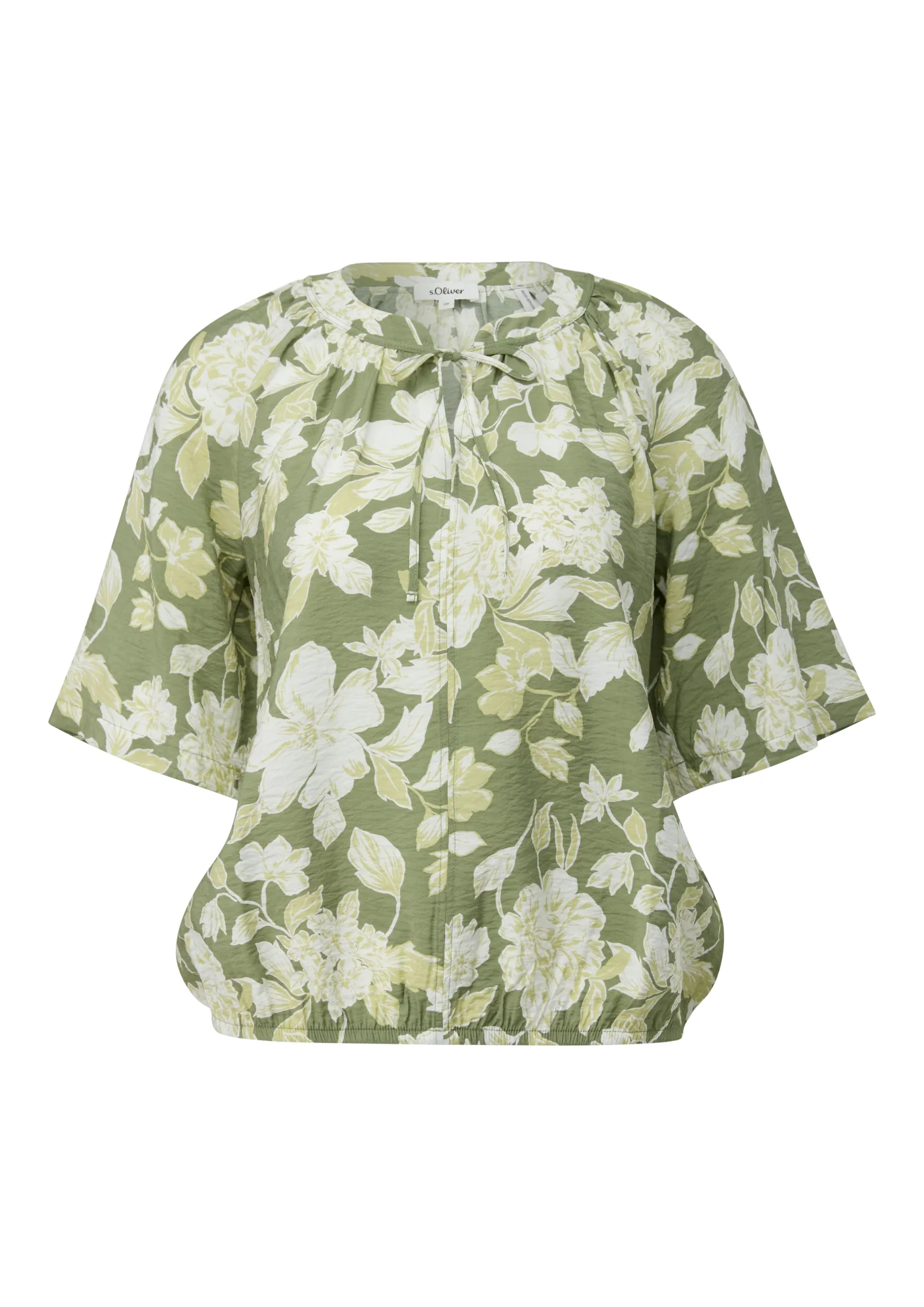 Strukturierte Viskosemix-Bluse - Image 2