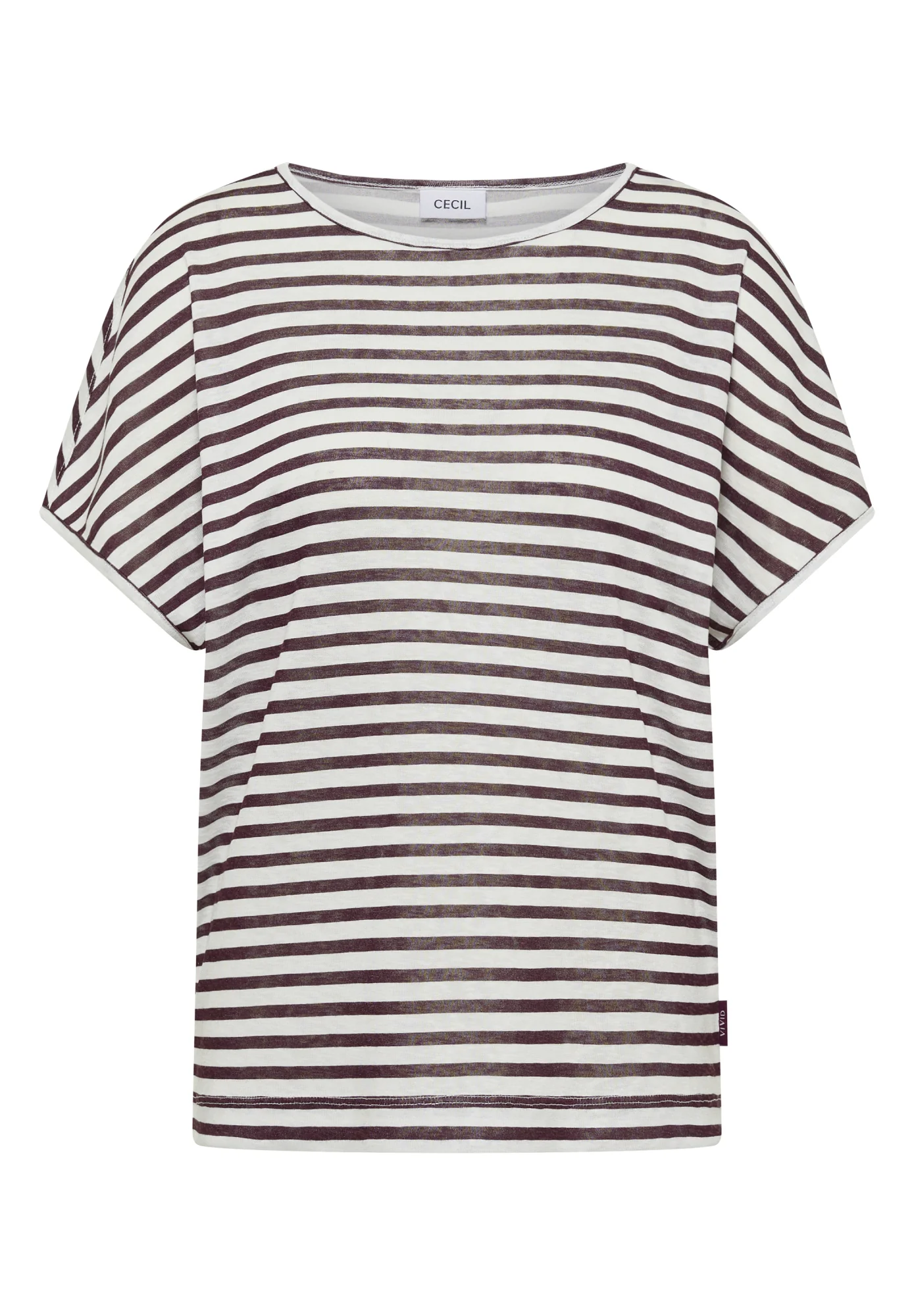 T-Shirt mit Boatneck