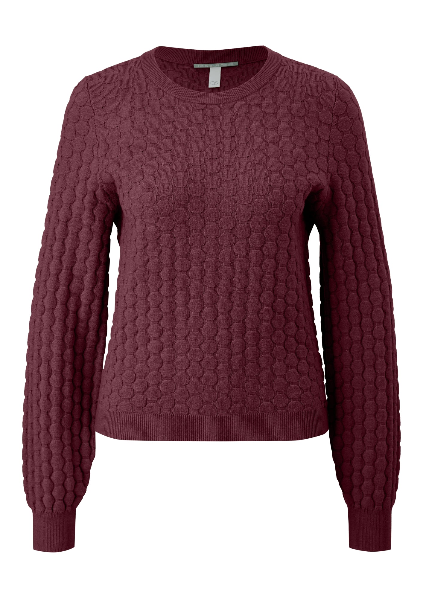 Strukturierter Pullover