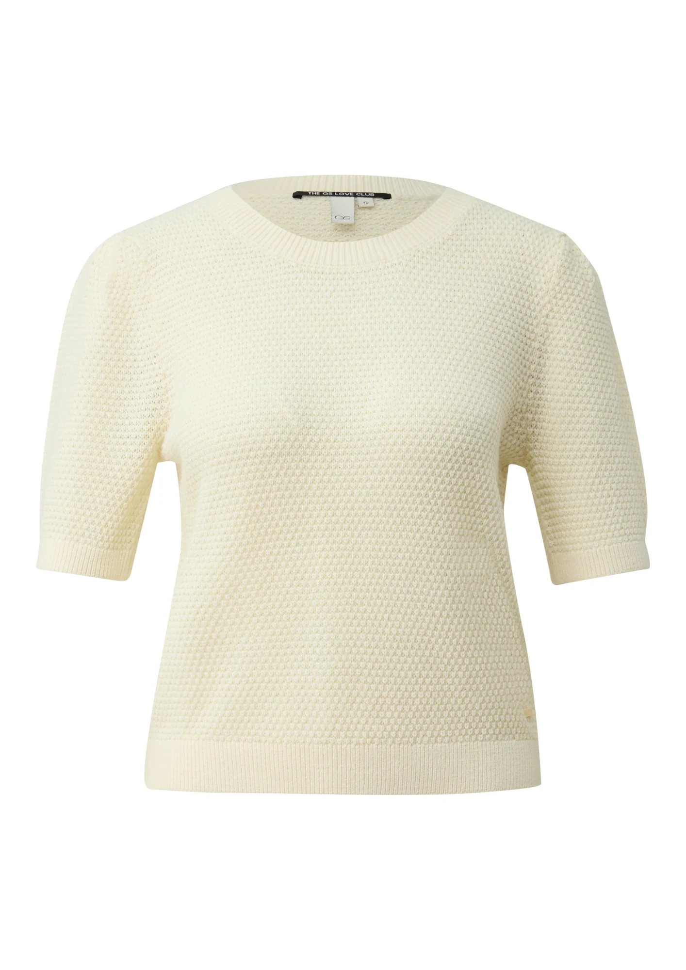 Strickpullover mit Puffärmeln