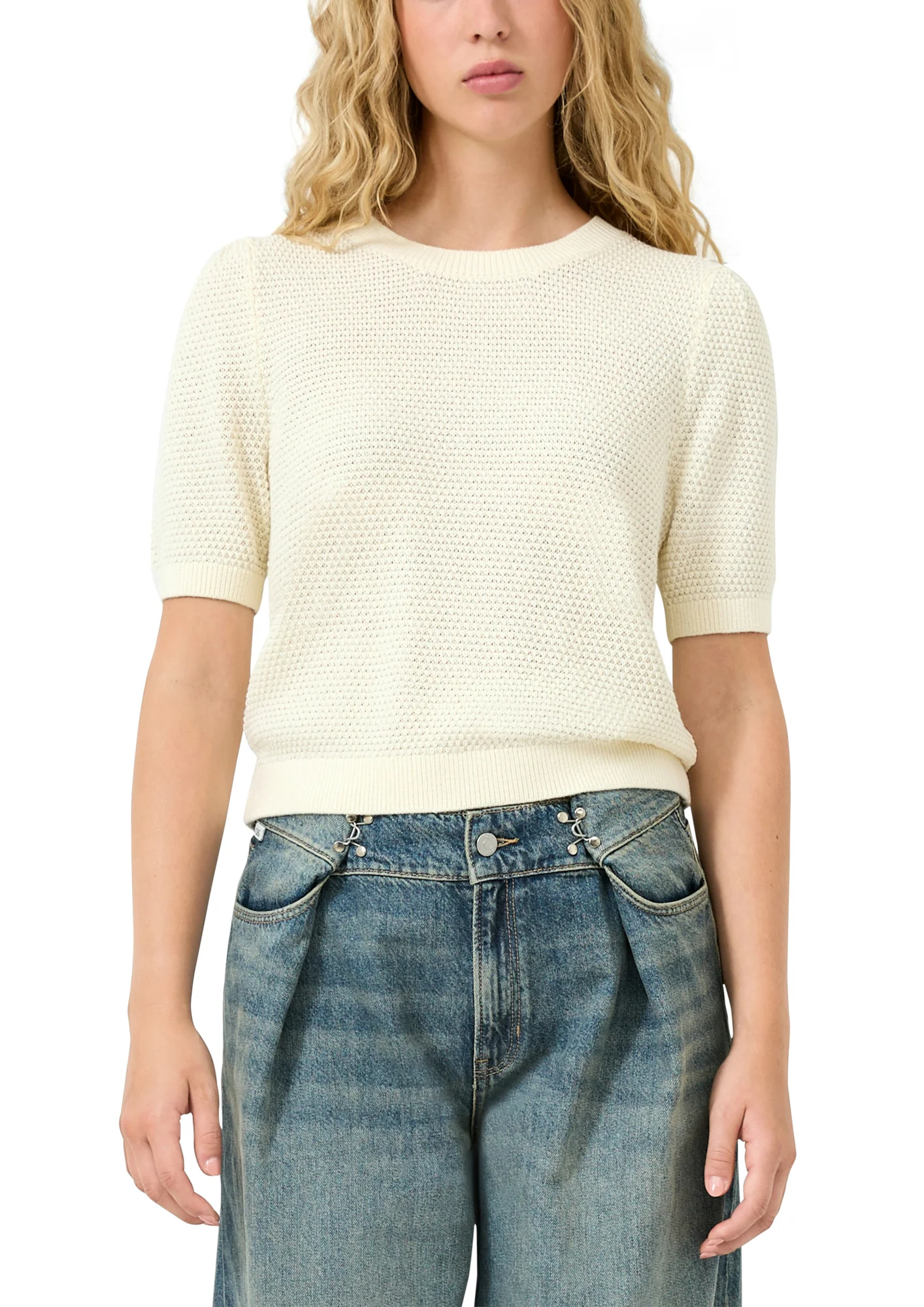 Strickpullover mit Puffärmeln - Image 2