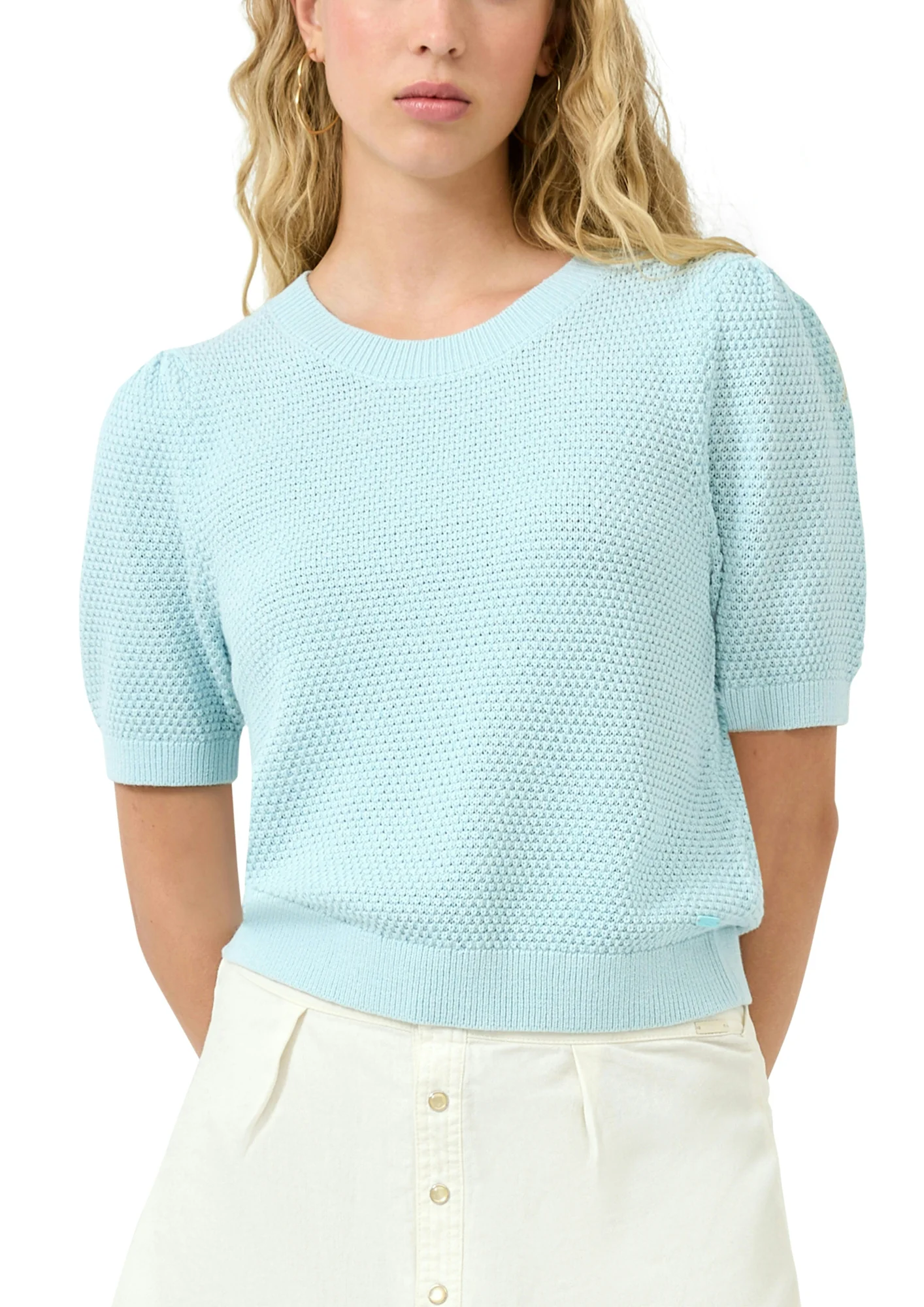 Strickpullover mit Puffärmeln - Image 4