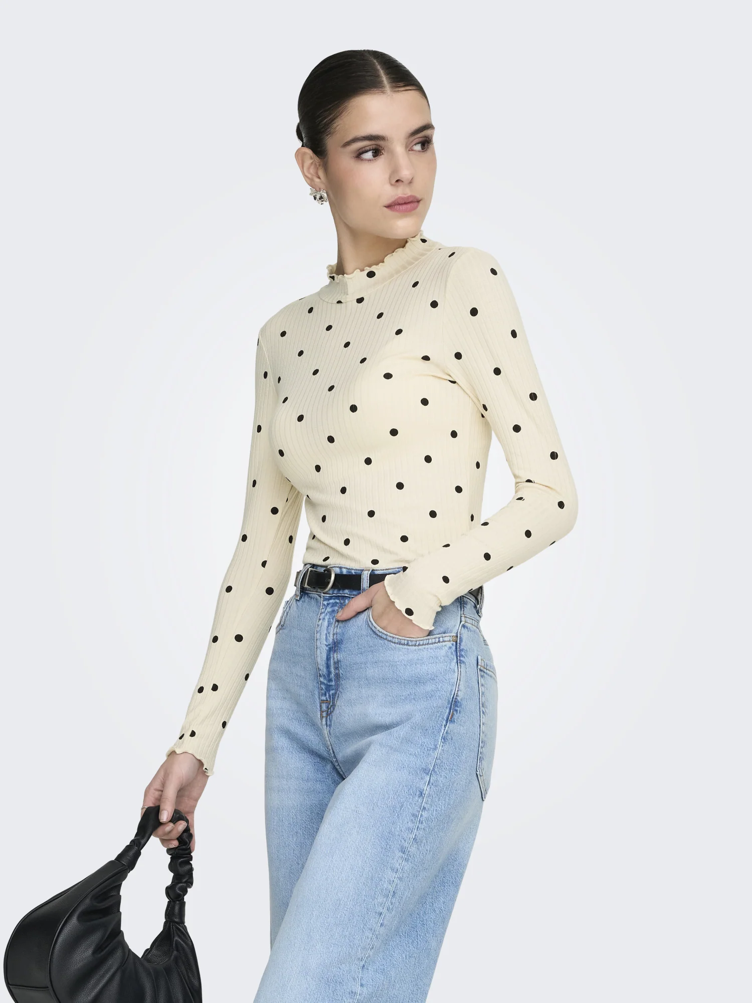 Langarm Shirt mit Punkten - Image 3
