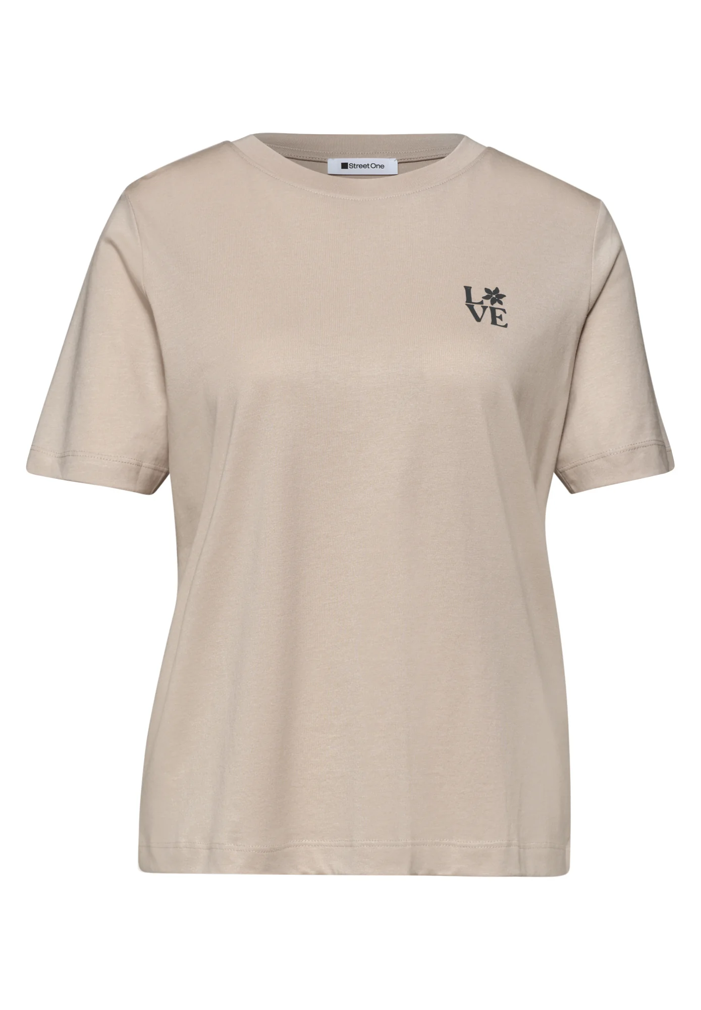 T-Shirt mit Rundhals und Printdetail - Image 4