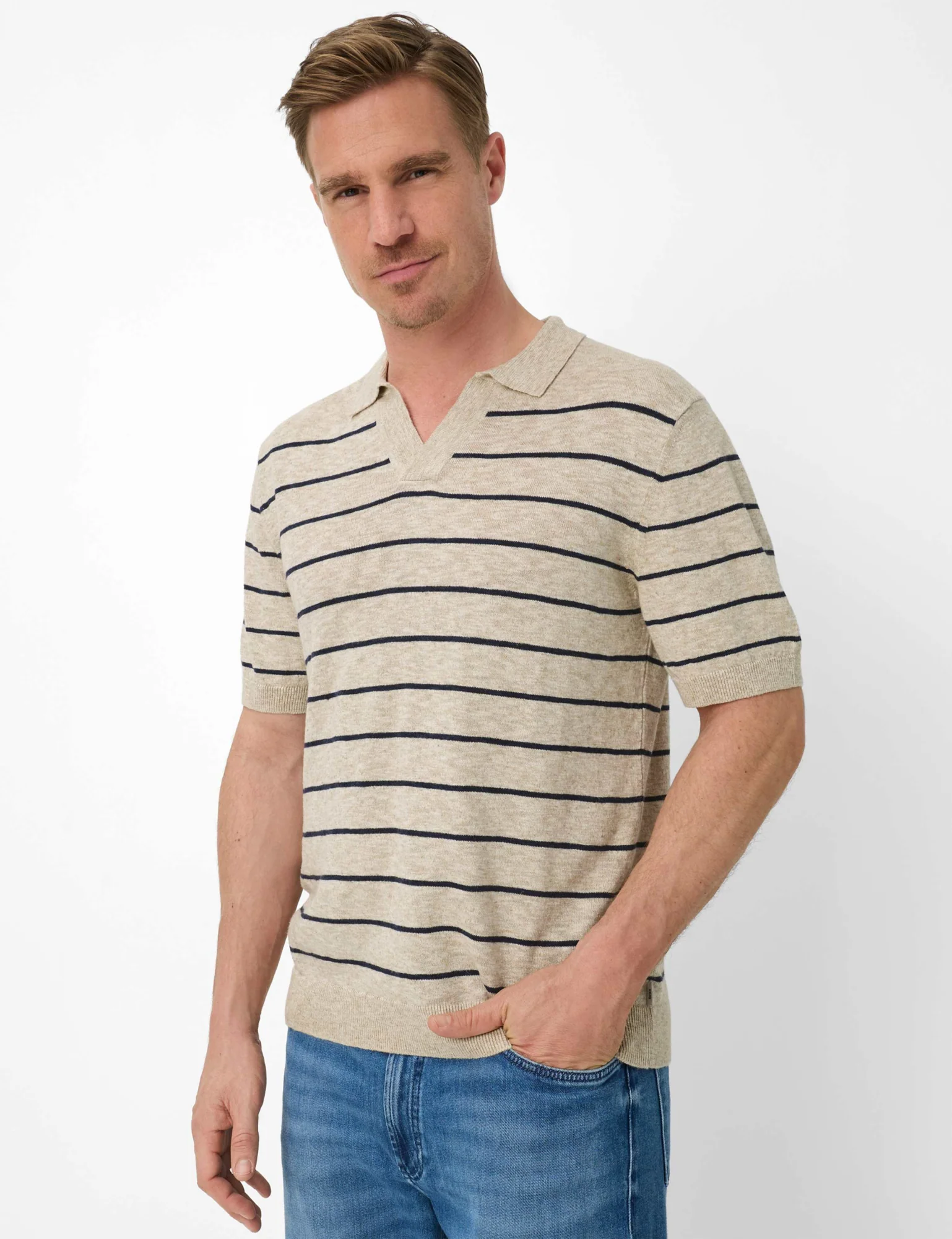 Poloshirt mit Streifen "Pascal"