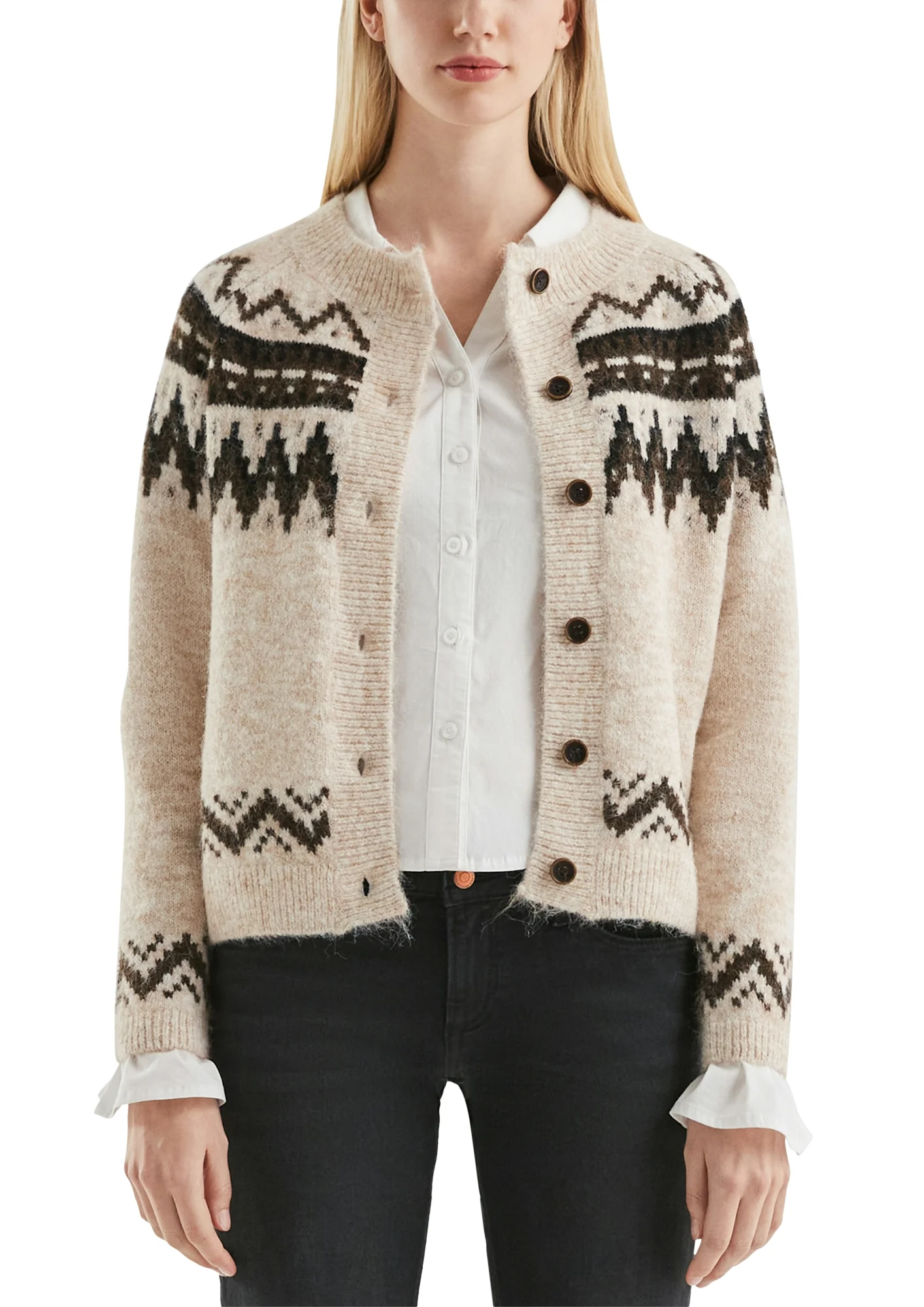 Strickjacke mit Norwegermuster - Image 2