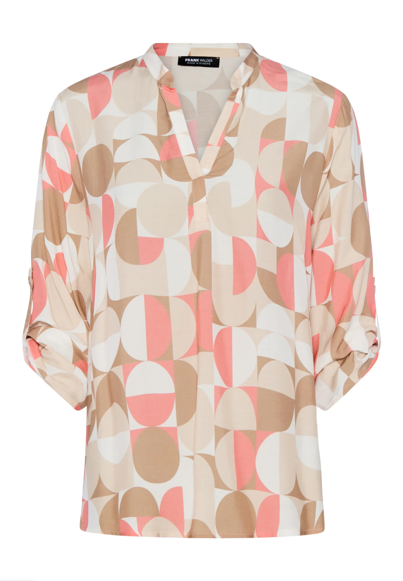 Bluse mit Ärmelumschlag