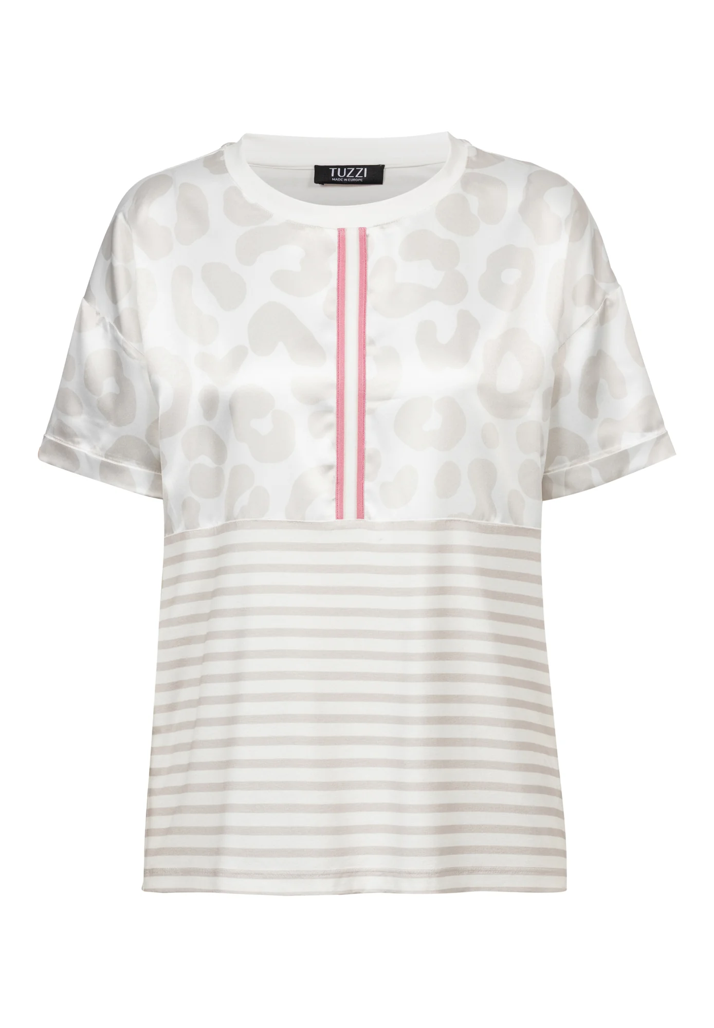 Shirt ROSÉ ALL DAY mit Kontraststreifen